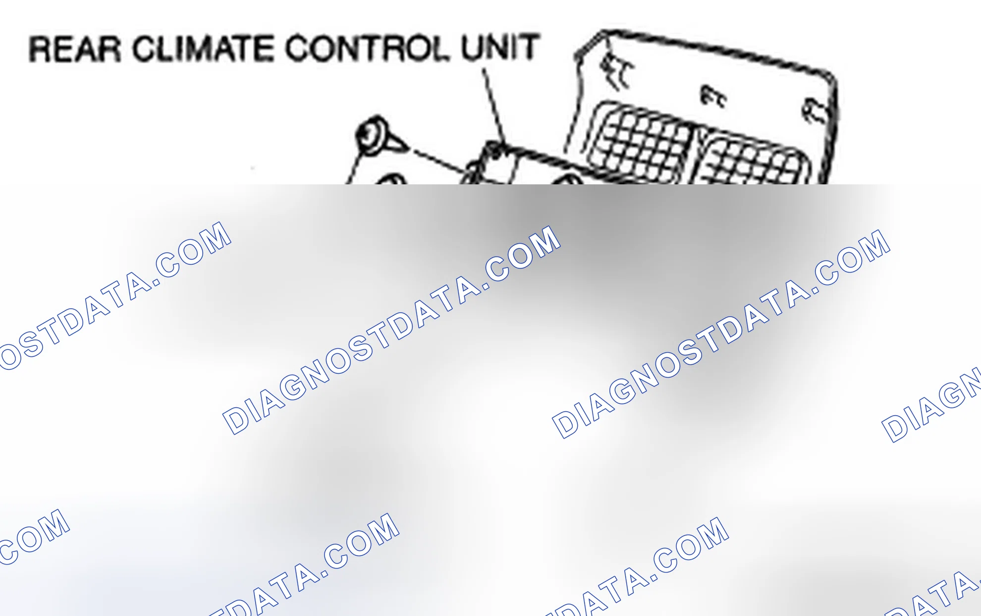 Scheme 51: REAR CLIMATE CONTROL UNIT REMOVAL/INSTALLATION