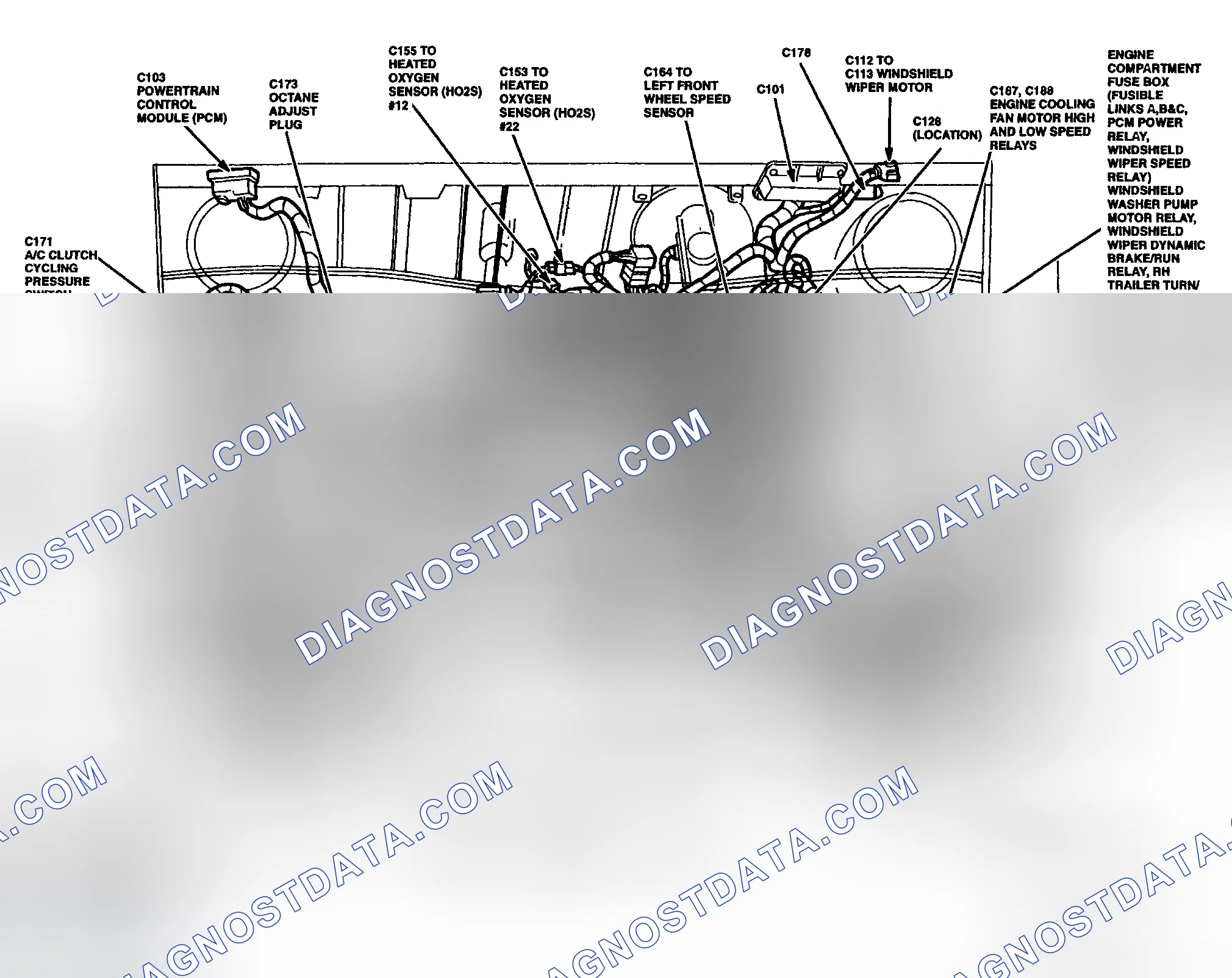 Scheme 3: ENGINE COMPARTMENT FUSE BOX