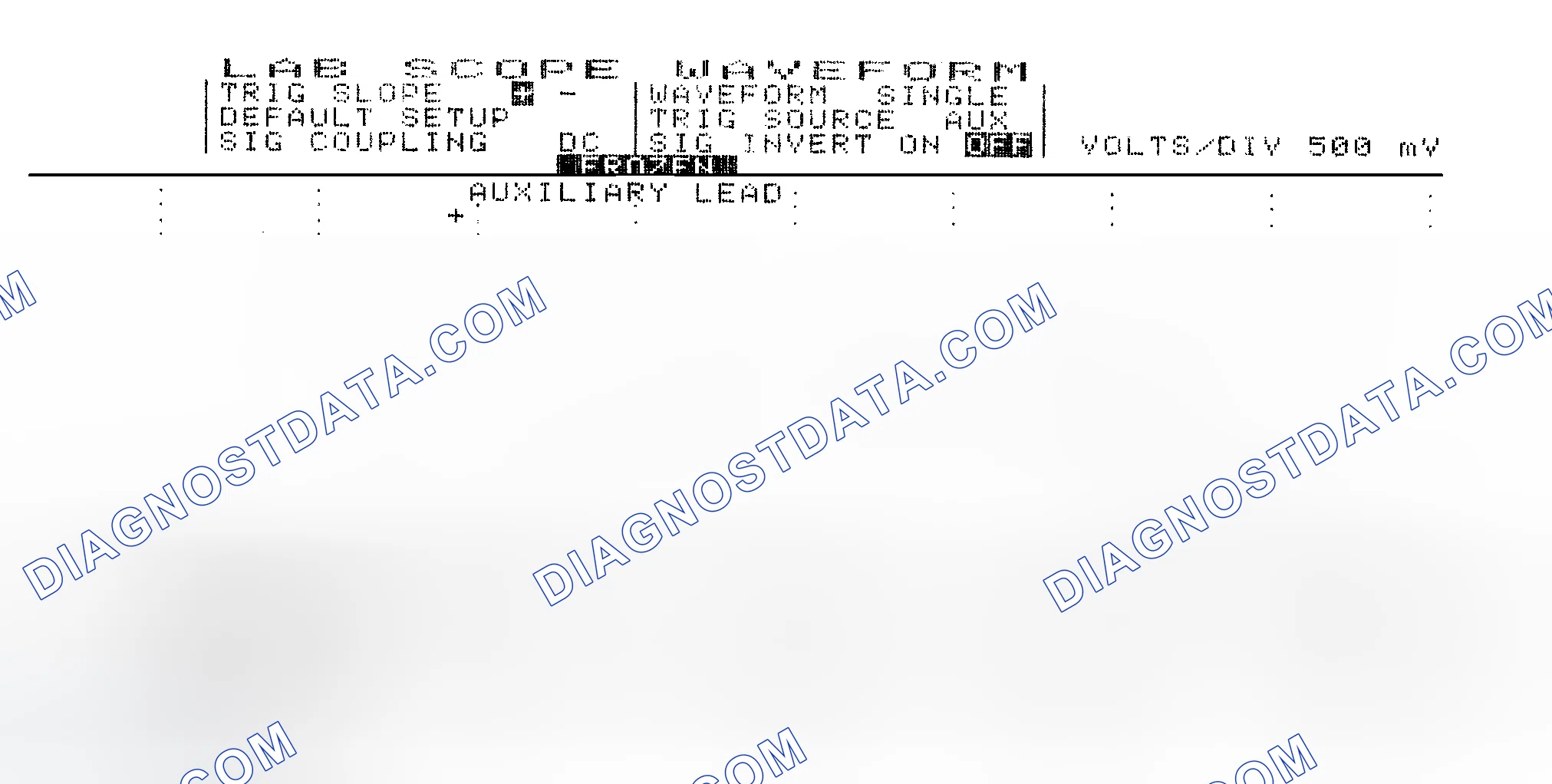 Scheme 14: Single Injector w/Excessive Current Flow - Current Pattern