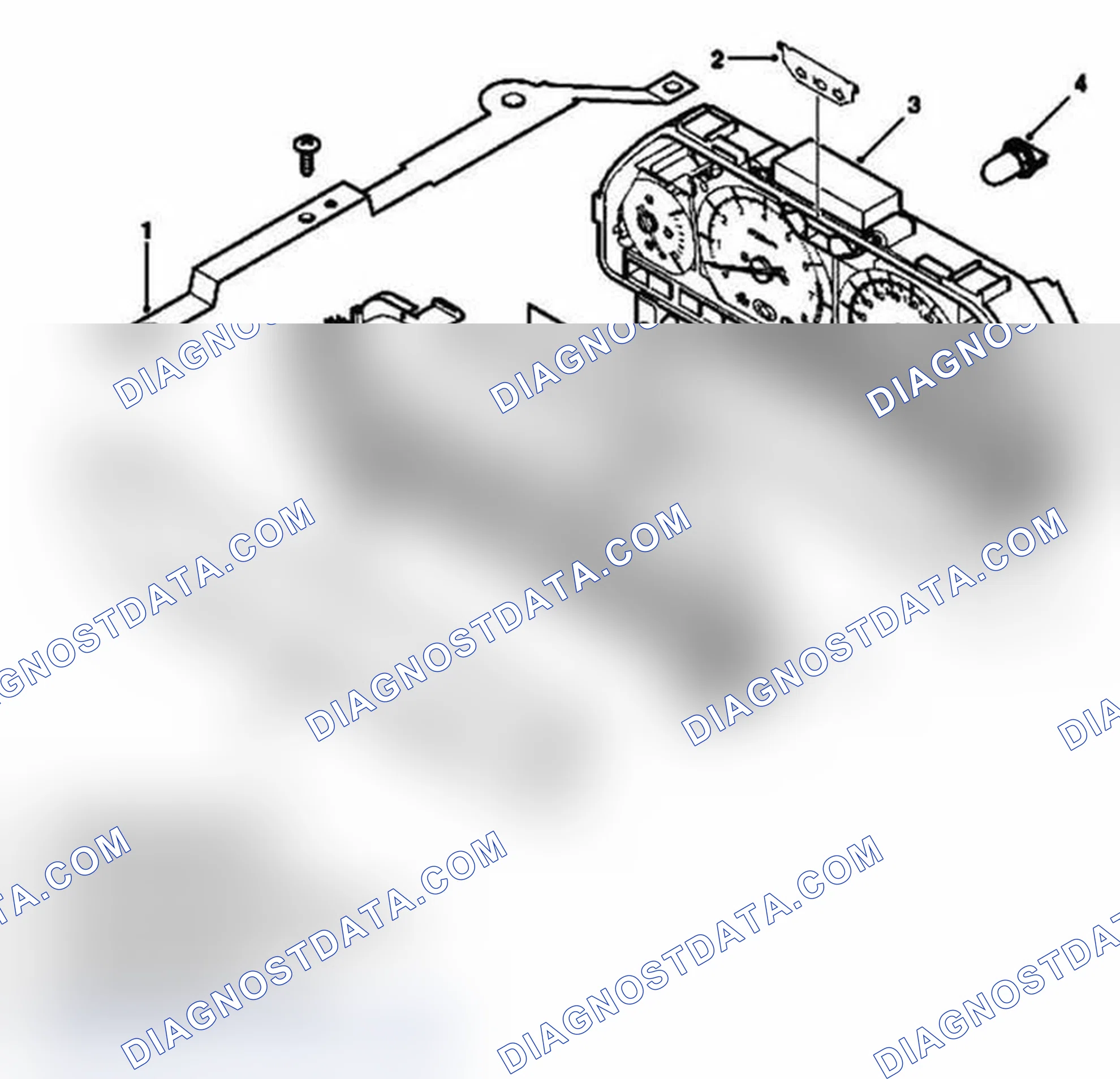Scheme 23: INSTRUMENT PACK COMPONENTS - EXPLODED VIEW