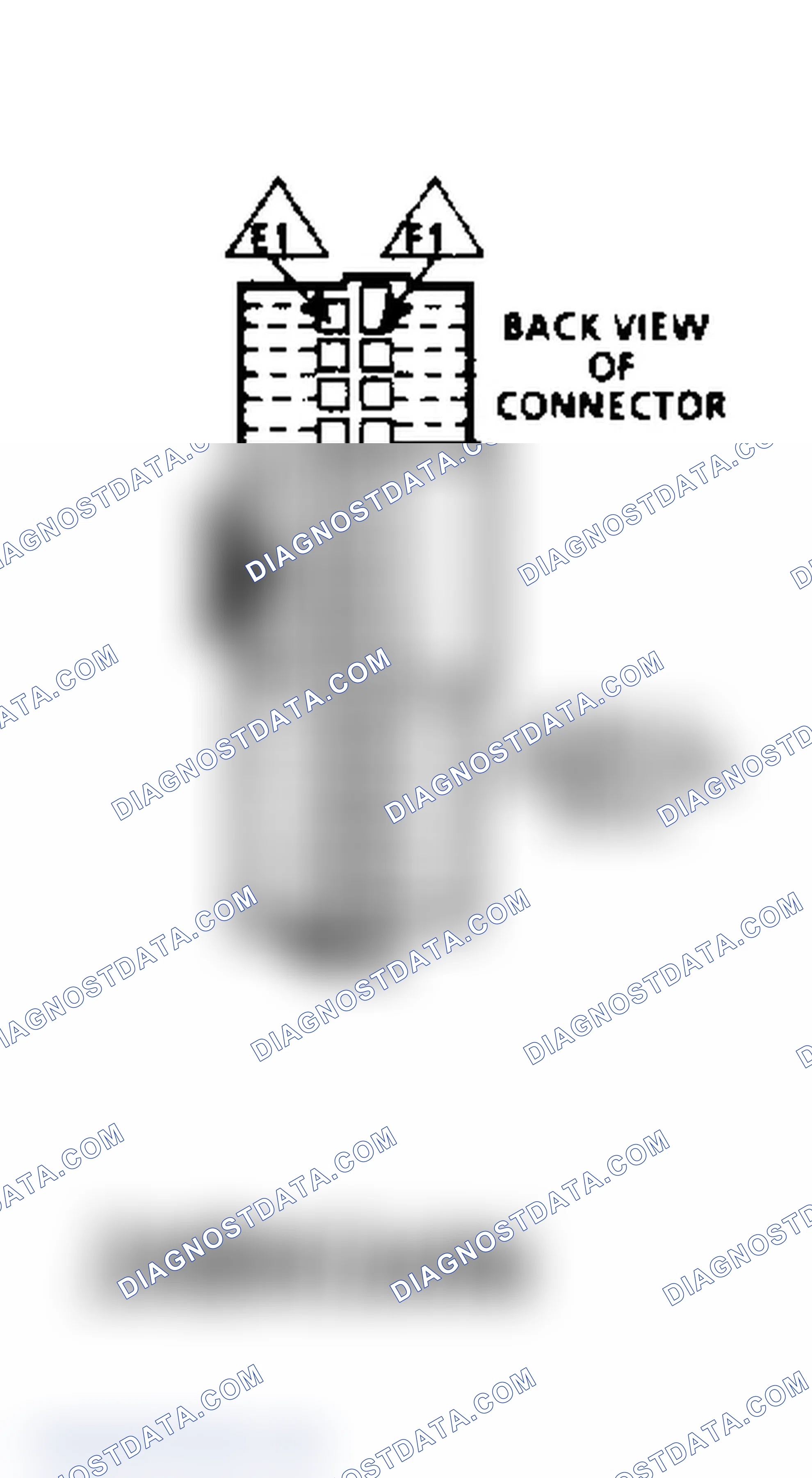 Scheme 54: PCM Terminal E-F Connector ID - Blue (3 Of 4) (5.7L "G" Series With 4L60-E A/T)