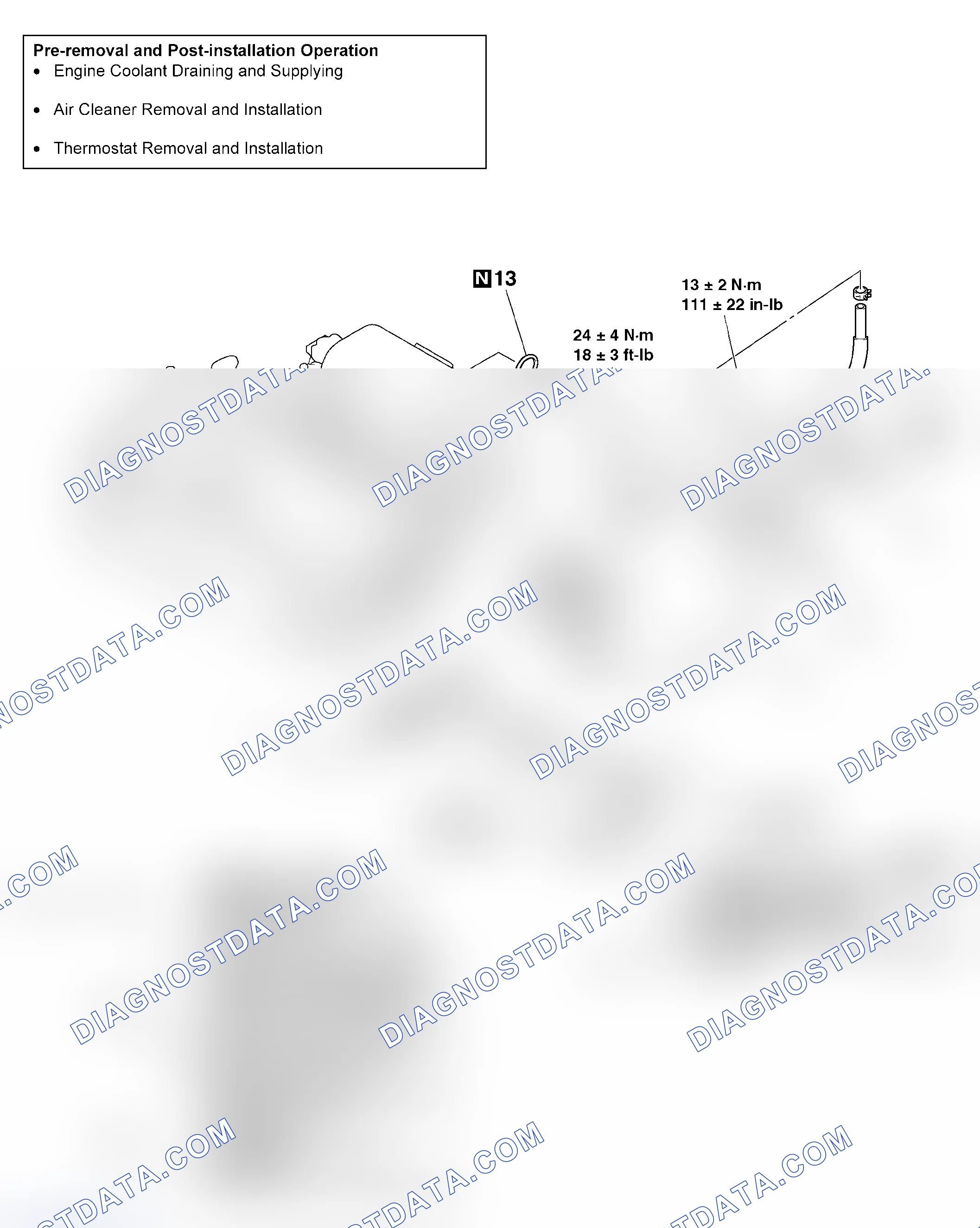 Scheme 76: REMOVAL AND INSTALLATION < 2.4L ENGINE >