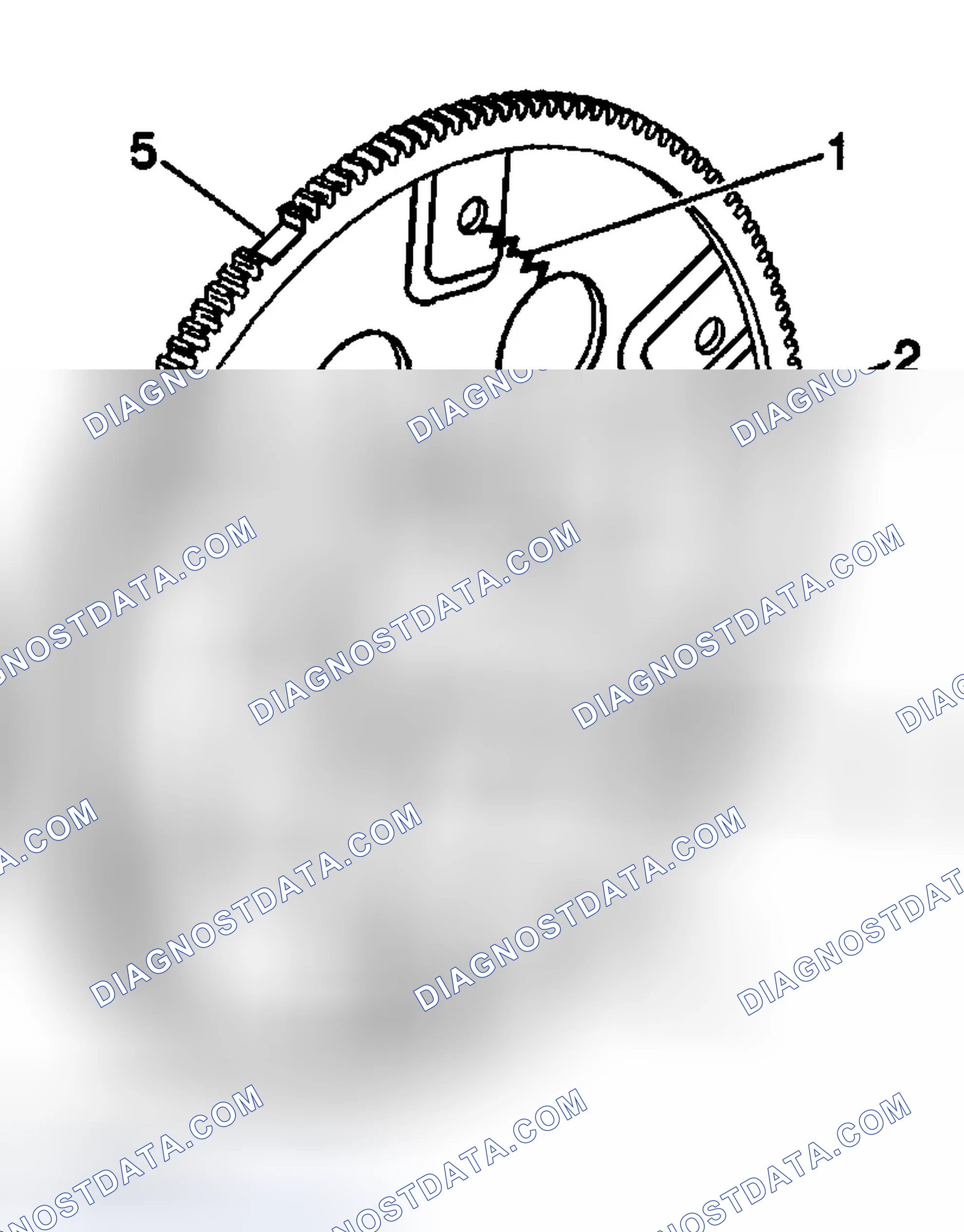 Scheme 1444: Engine Flywheel Cleaning & Inspection (A/T)
