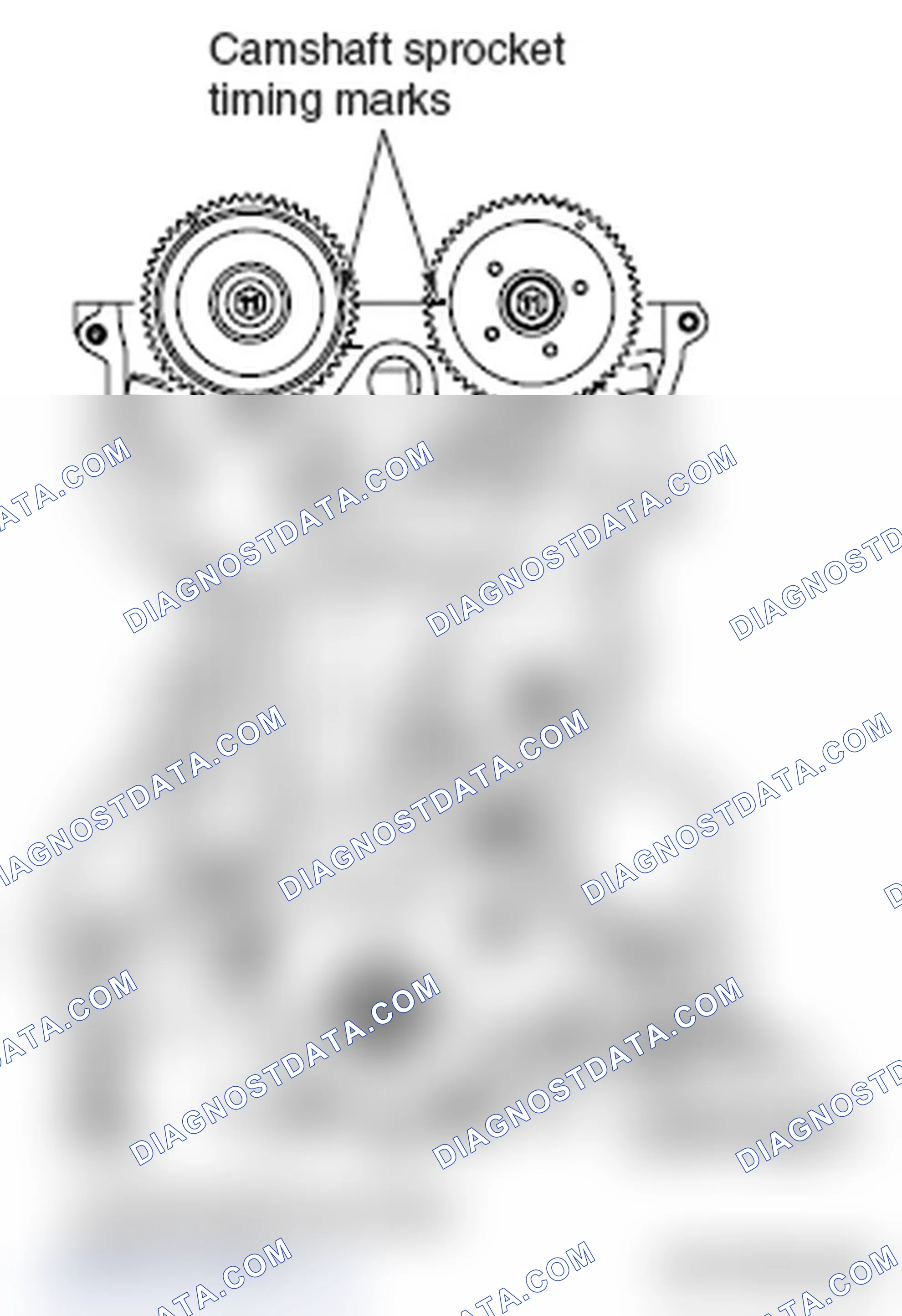 Scheme 104: >> A << TIMING CHAIN INSTALLATION
