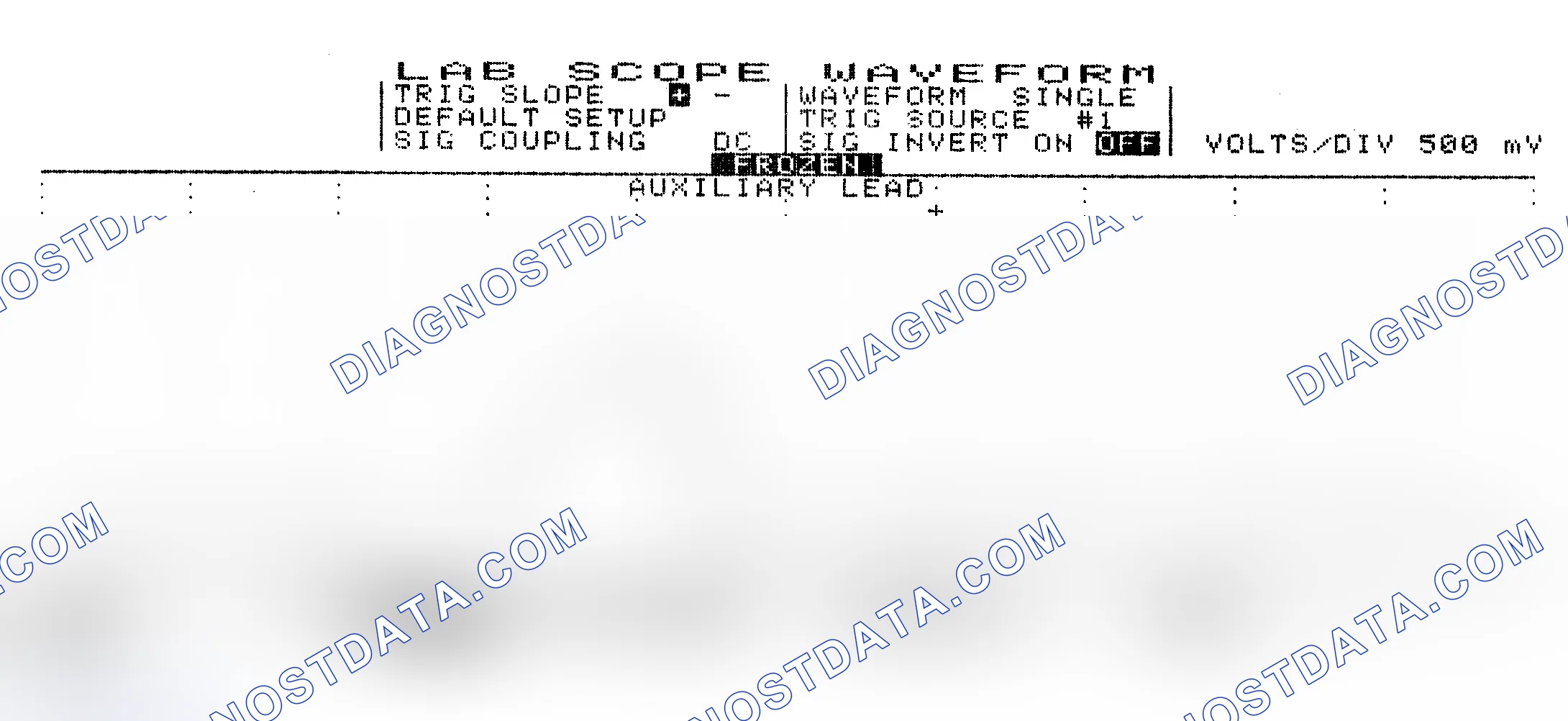 Scheme 10: Single Injector w/Excessive Current Flow - Current Pattern