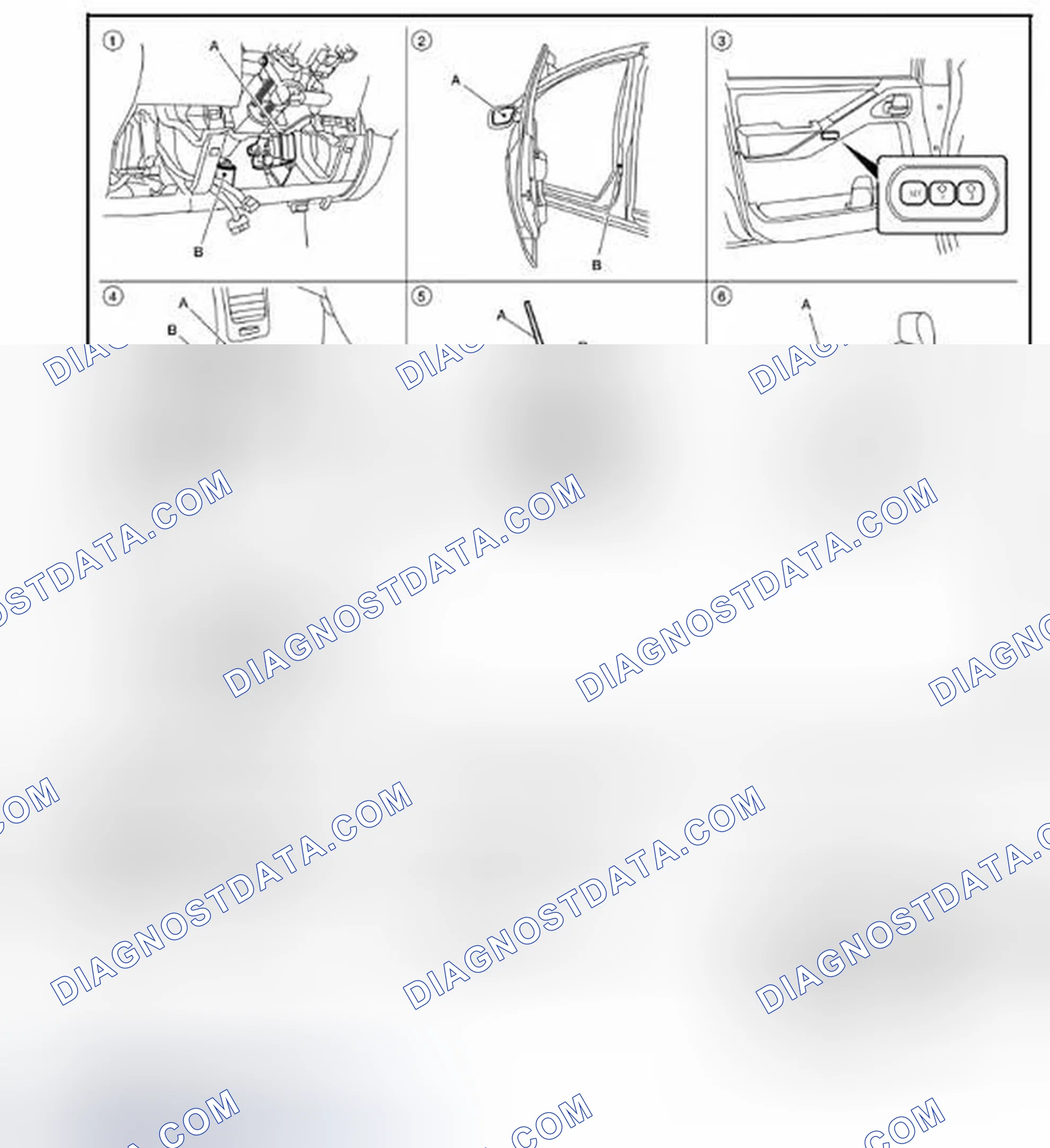Scheme 157: ENTRY ASSIST FUNCTION: Component Parts Location