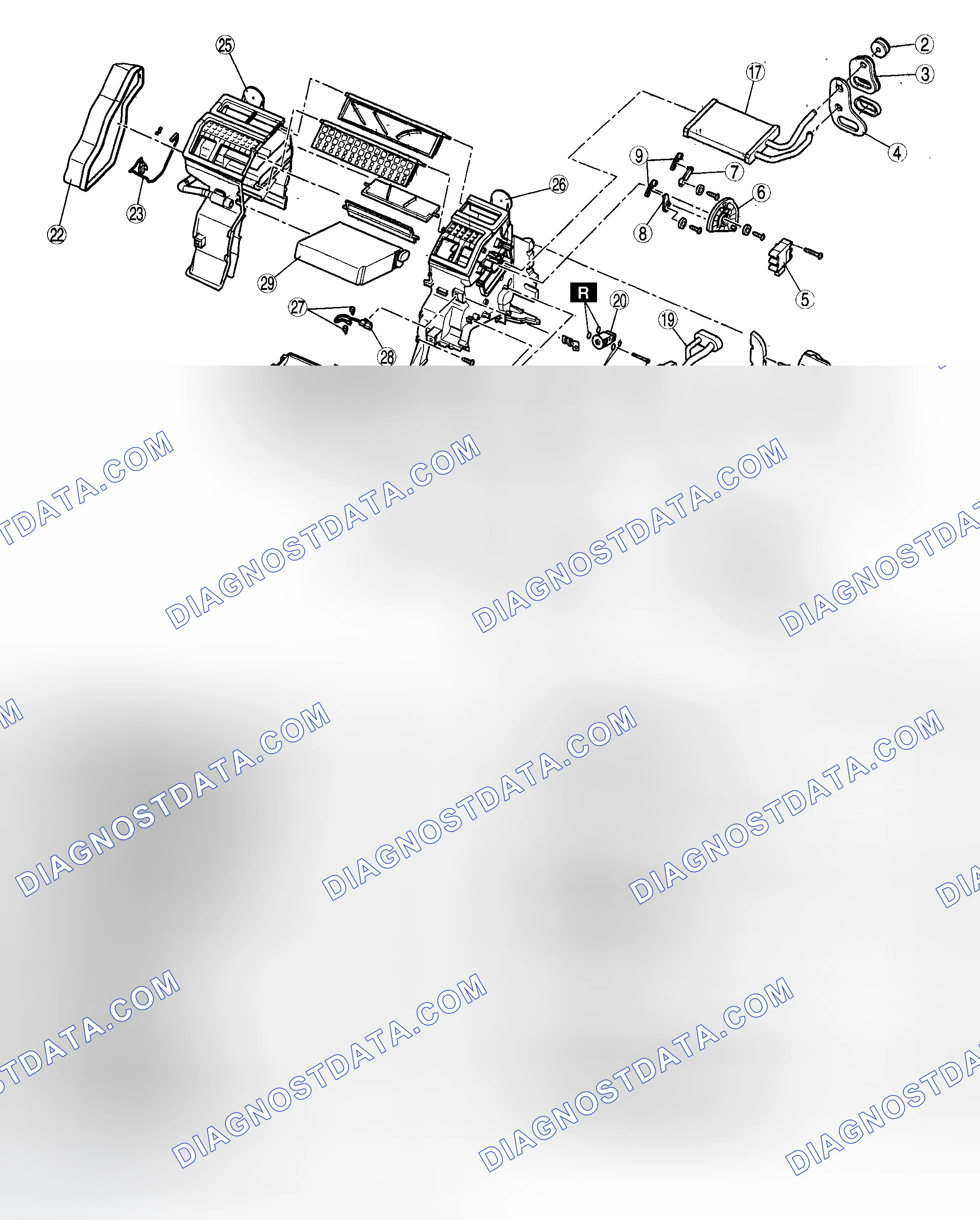 Scheme 145: A/C UNIT DISASSEMBLY/ASSEMBLY [L3 WITH TC]