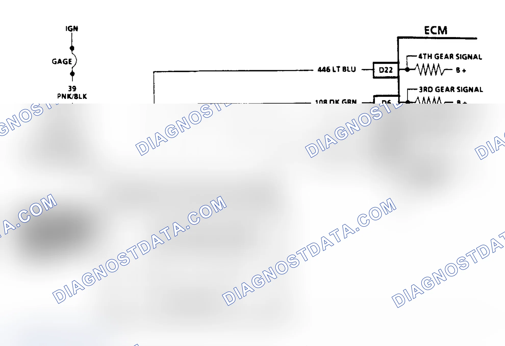 Scheme 245: CHART C-8B, TORQUE CONVERTER CLUTCH - THM 4T60 TRANSMISSION - 3.1L "W" BODIES
