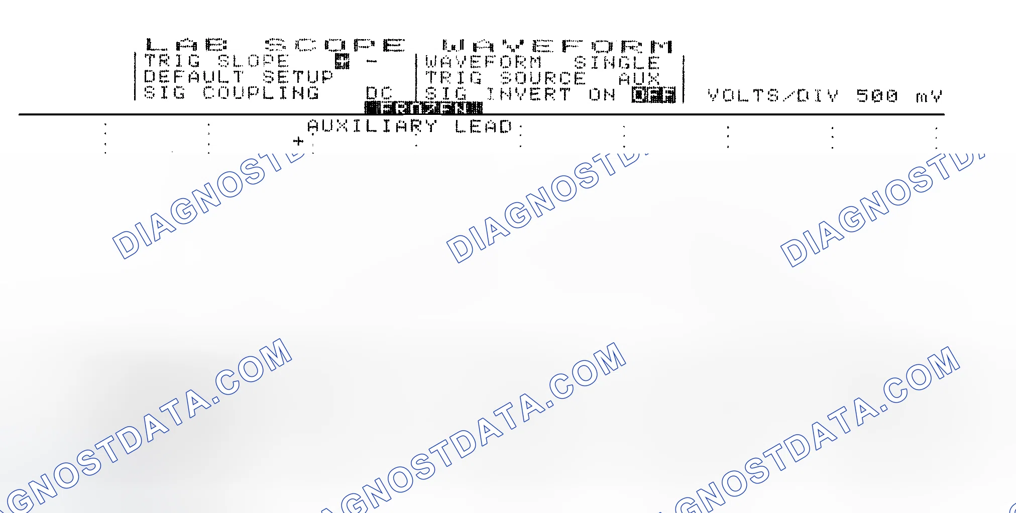 Scheme 14: Single Injector w/Excessive Current Flow - Current Pattern