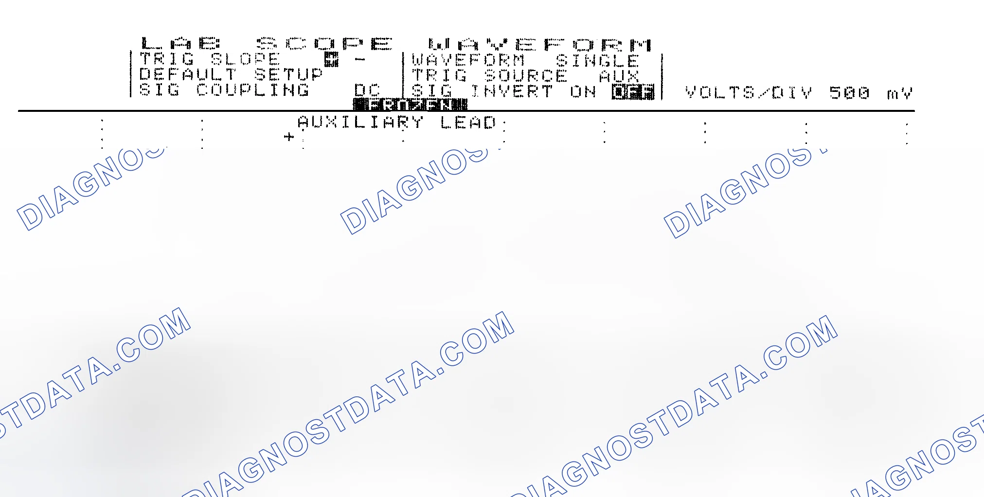 Scheme 14: Single Injector w/Excessive Current Flow - Current Pattern
