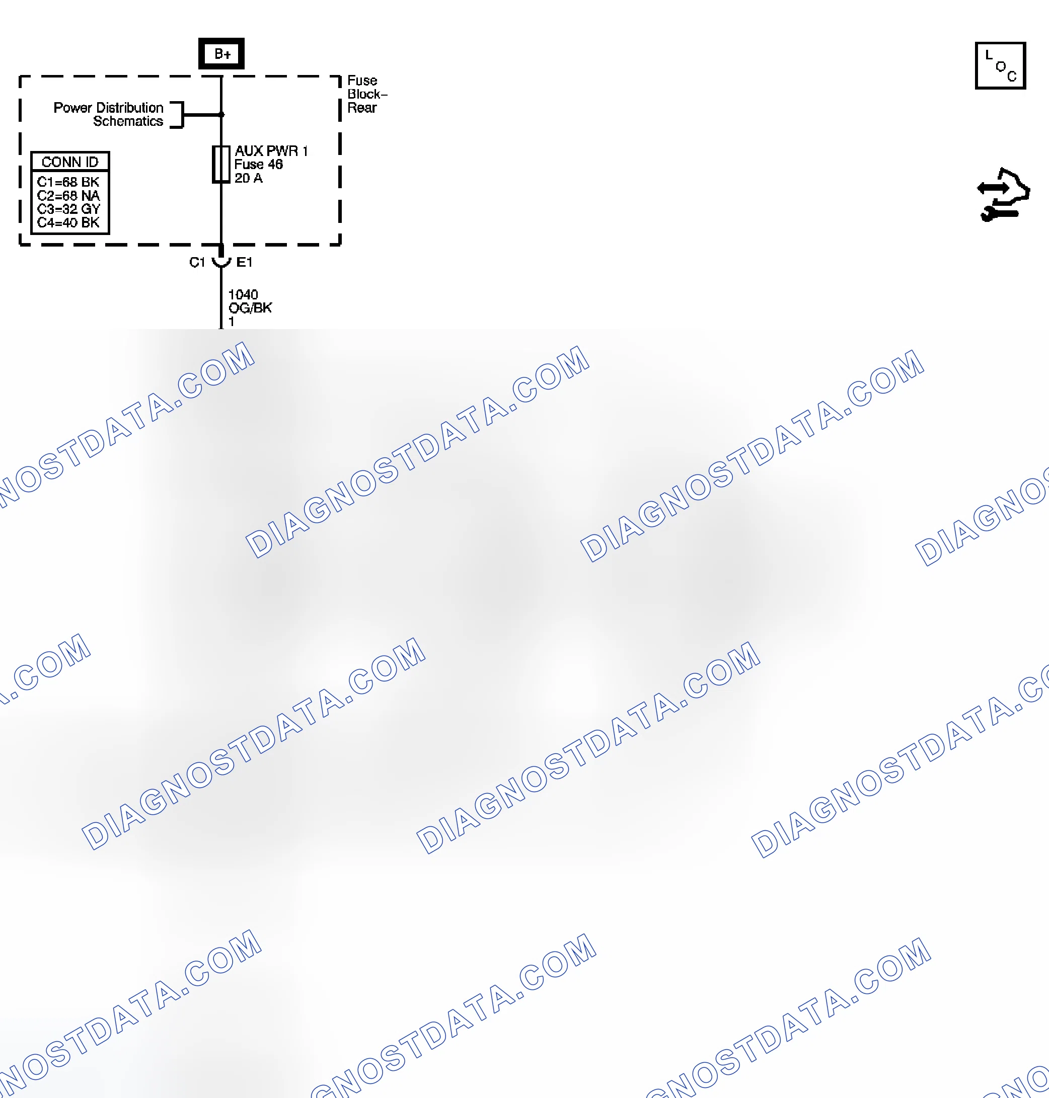 Scheme 190: Cigar Lighter/Power Outlet Schematics