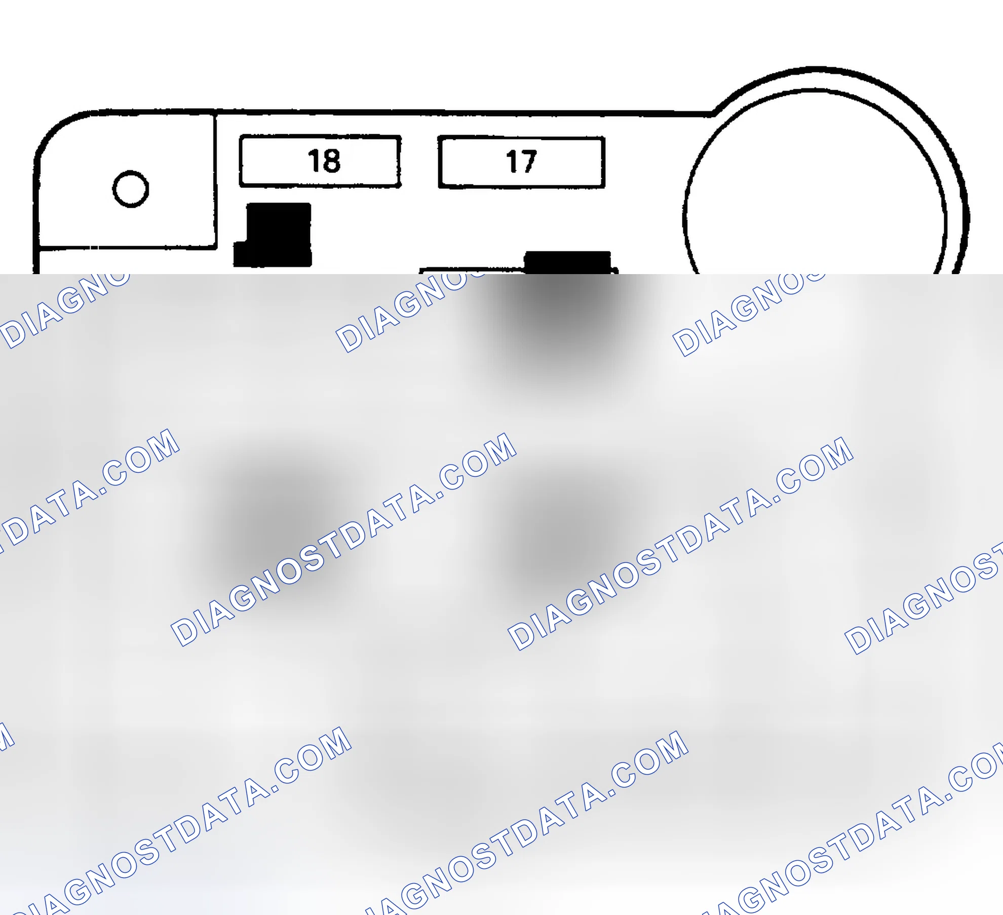 Scheme 3: INTERIOR FUSE PANEL IDENTIFICATION (F-SUPER DUTY)