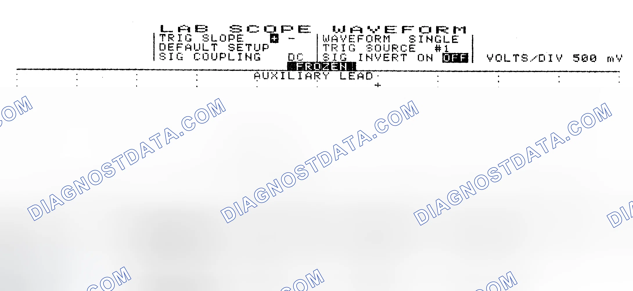 Scheme 10: Single Injector w/Excessive Current Flow - Current Pattern