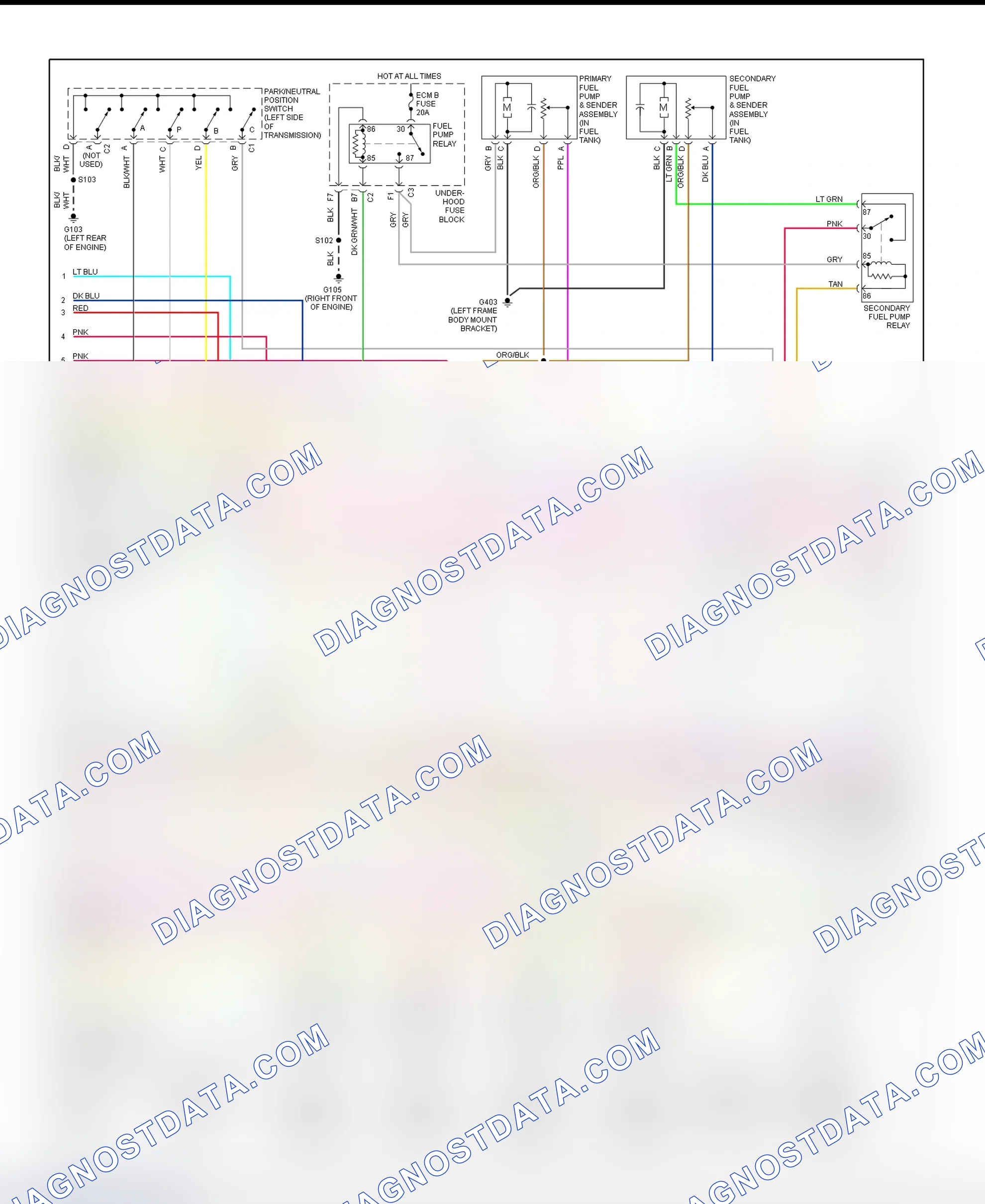 Scheme 52: PCM Wiring Diagram (Escalade, Escalade EXT, Sierra, Silverado, Suburban & Yukon XL - 6.0L Gasoline - With Isolated Ground HO2S - 2 Of 5)