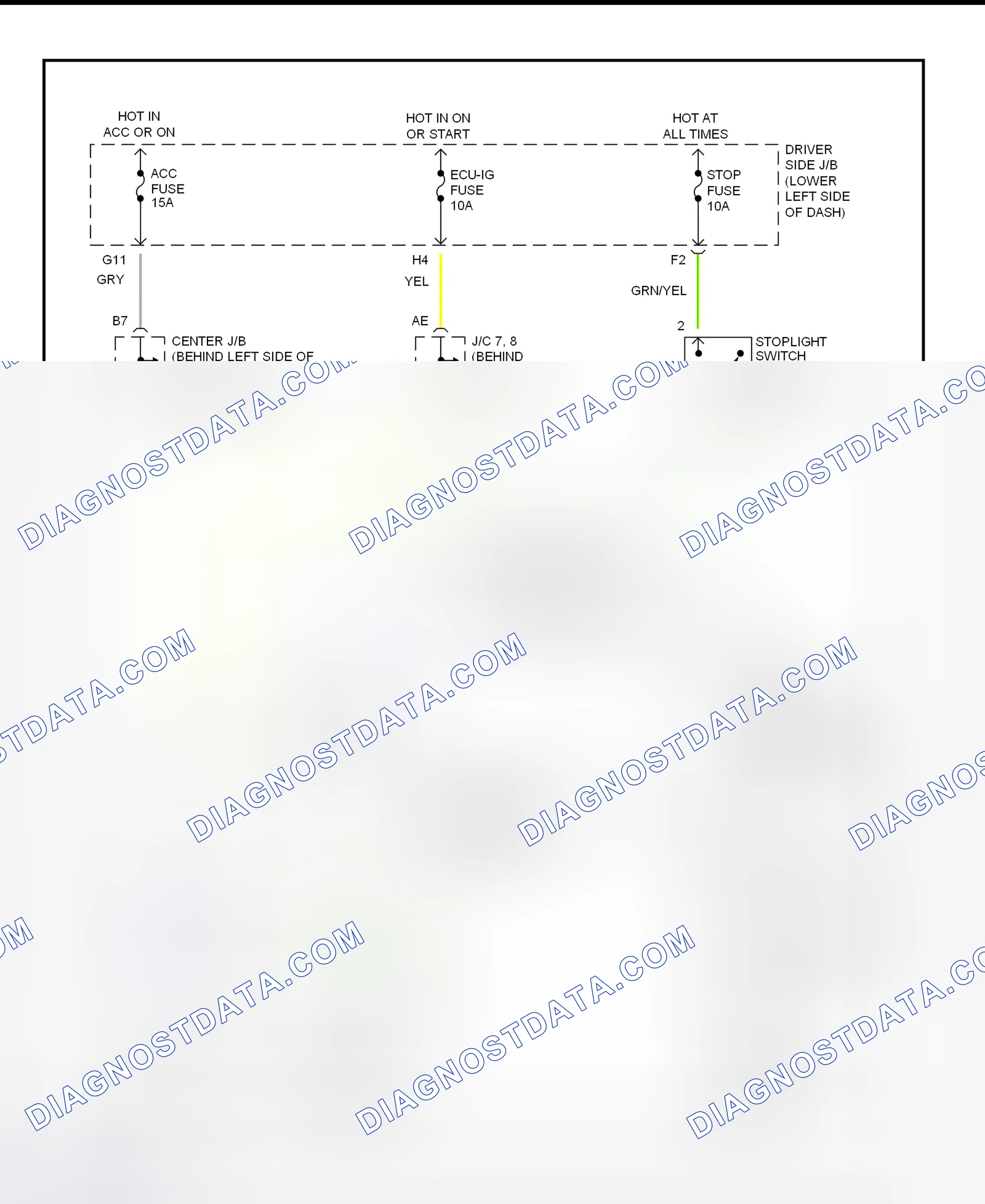 Scheme 113: Shift Lock System Wiring Diagram (Toyota 4Runner)
