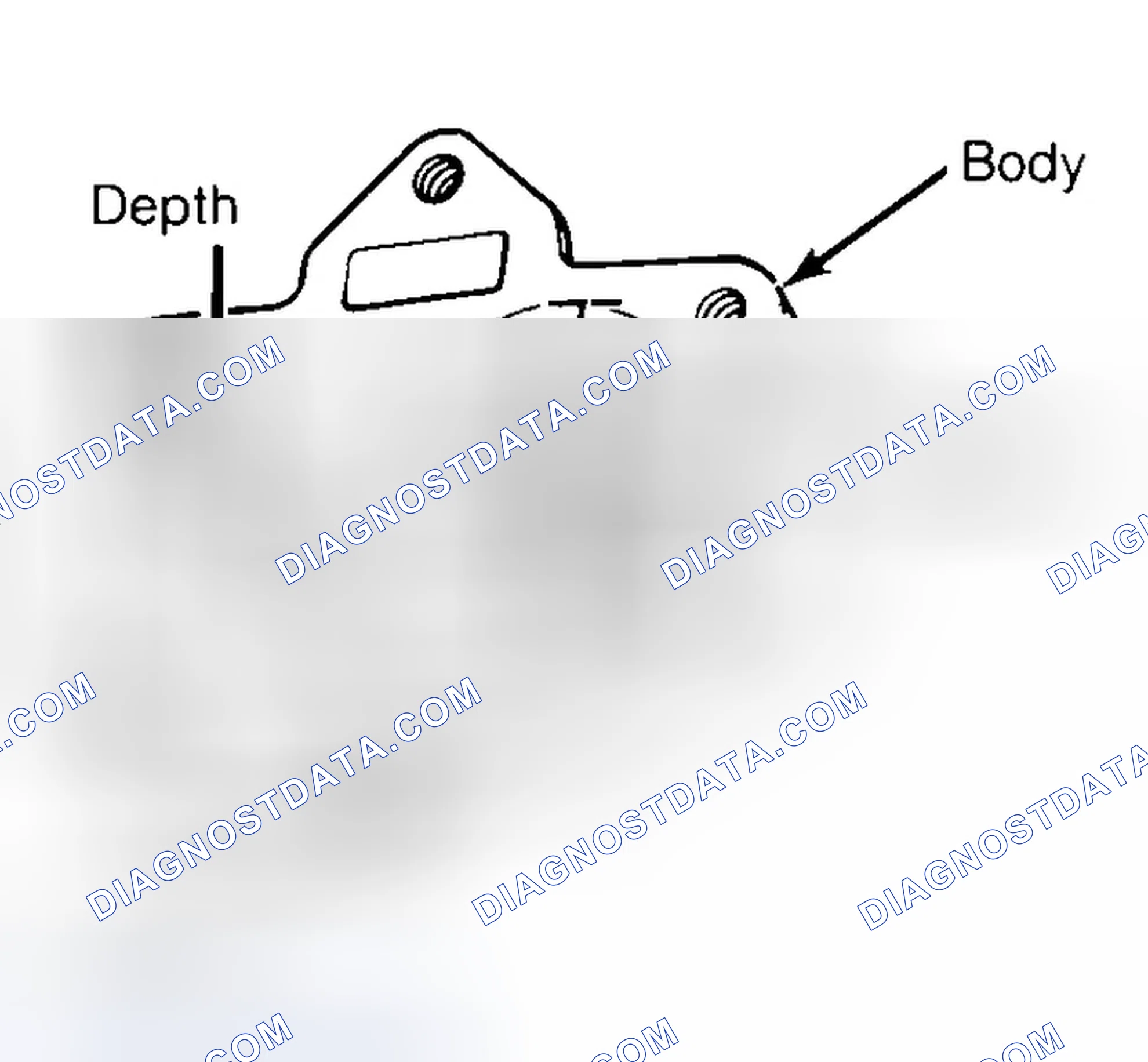 Scheme 35: Measuring Oil Pump Gear Cavity