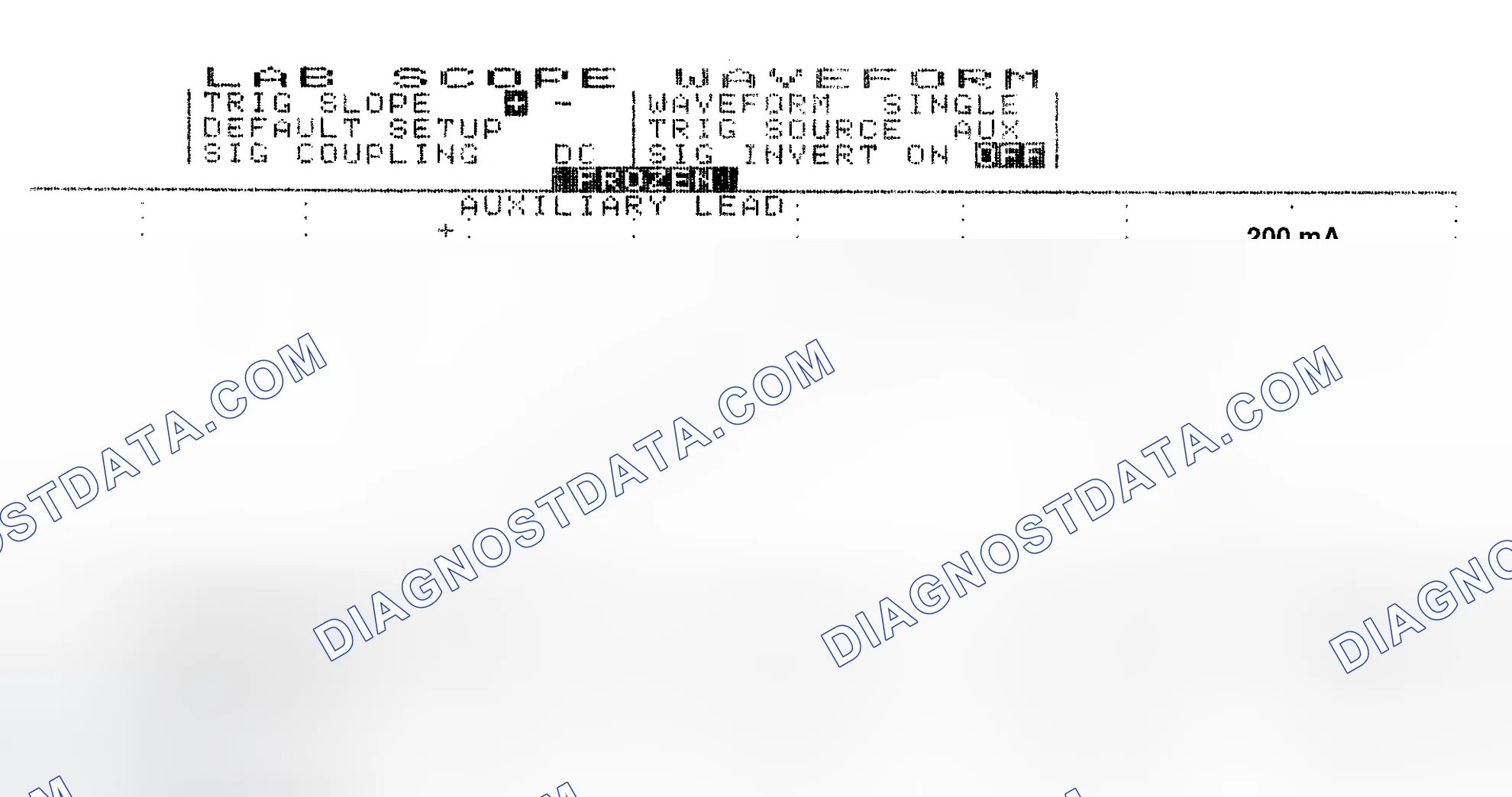 Scheme 13: Single Injector w/Normal Current Flow - Current Pattern