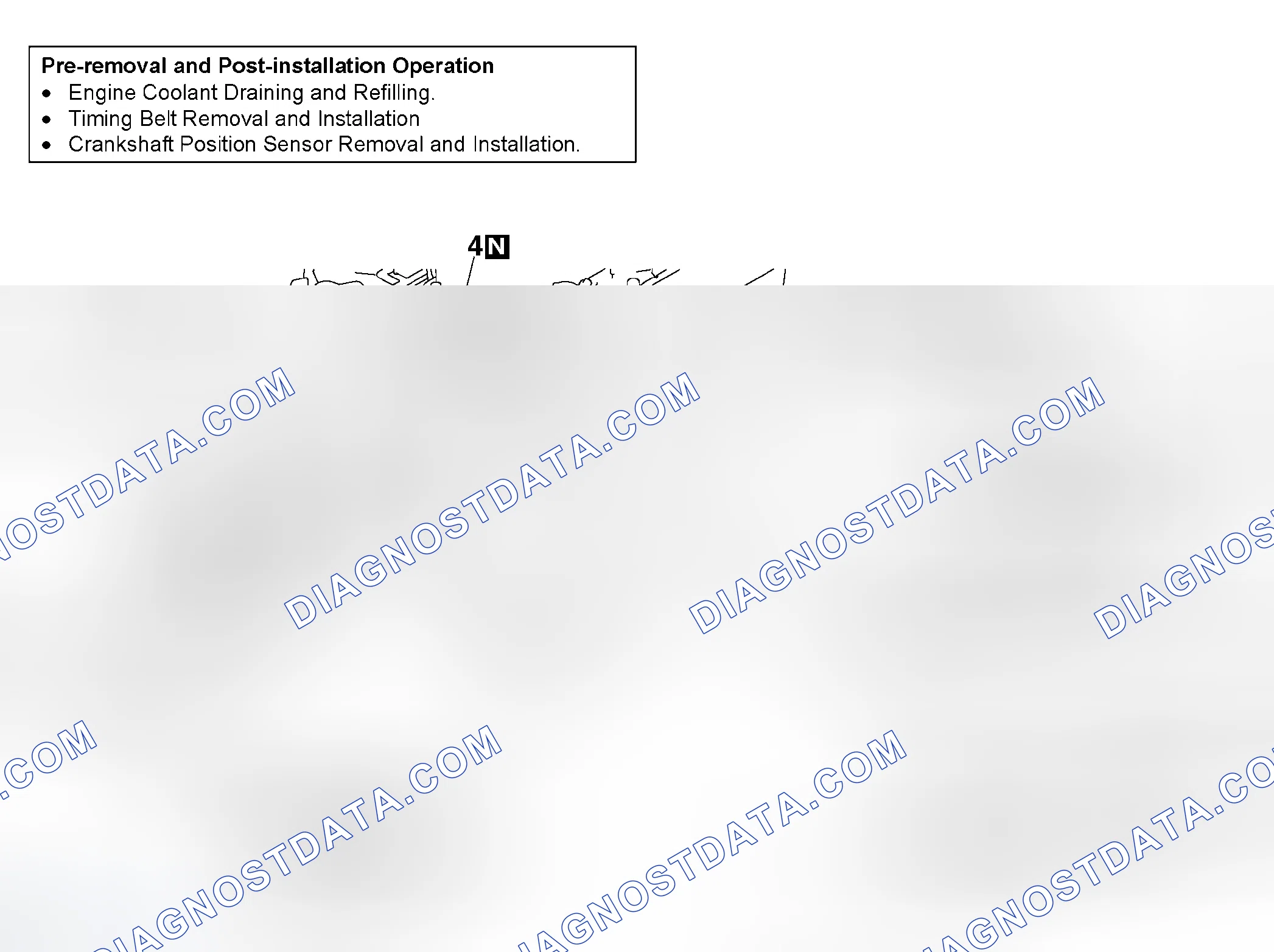 Scheme 52: REMOVAL AND INSTALLATION < 3.8L ENGINE >