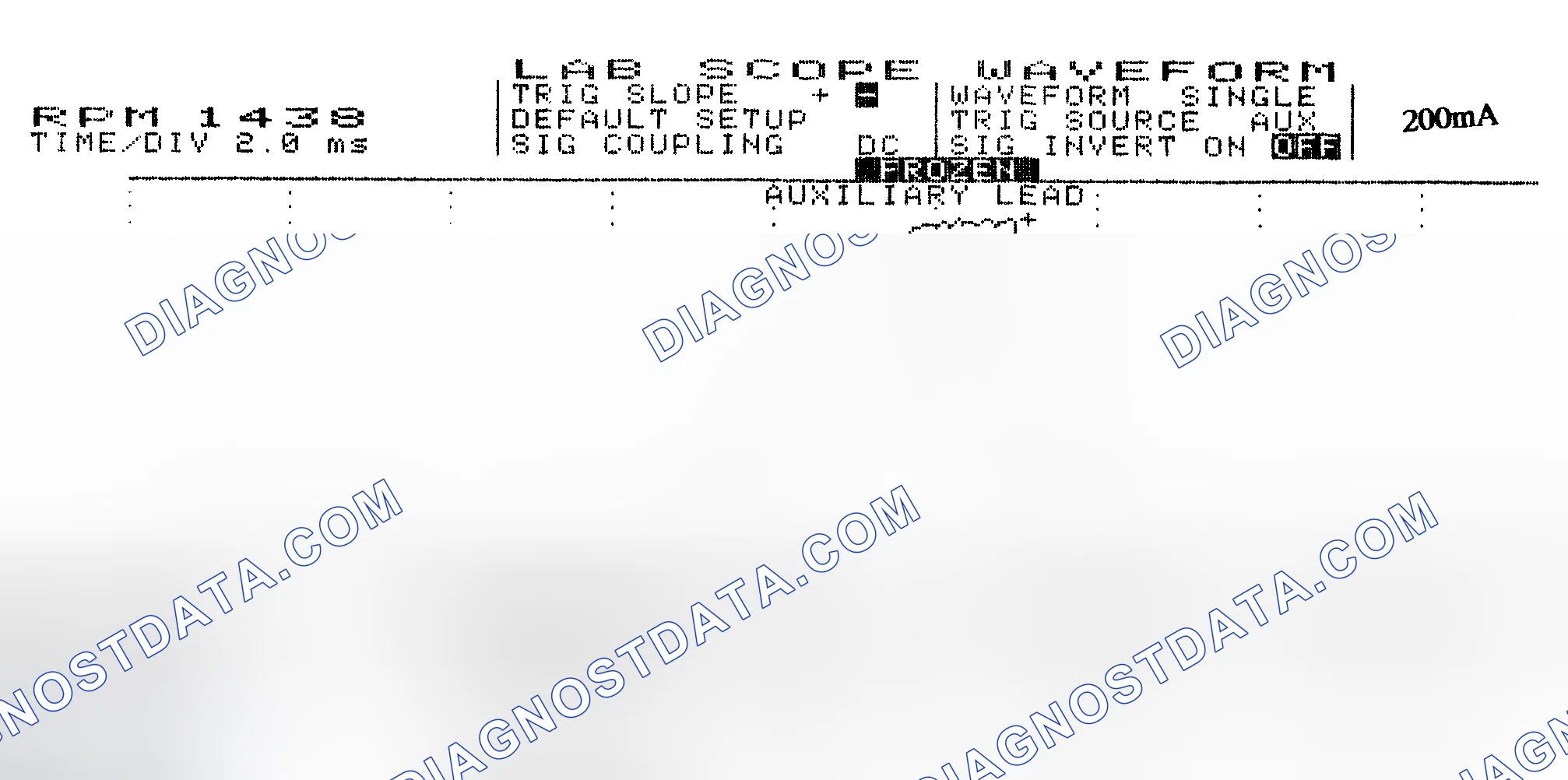 Scheme 15: Single Injector w/Normal Current Flow - Current Pattern