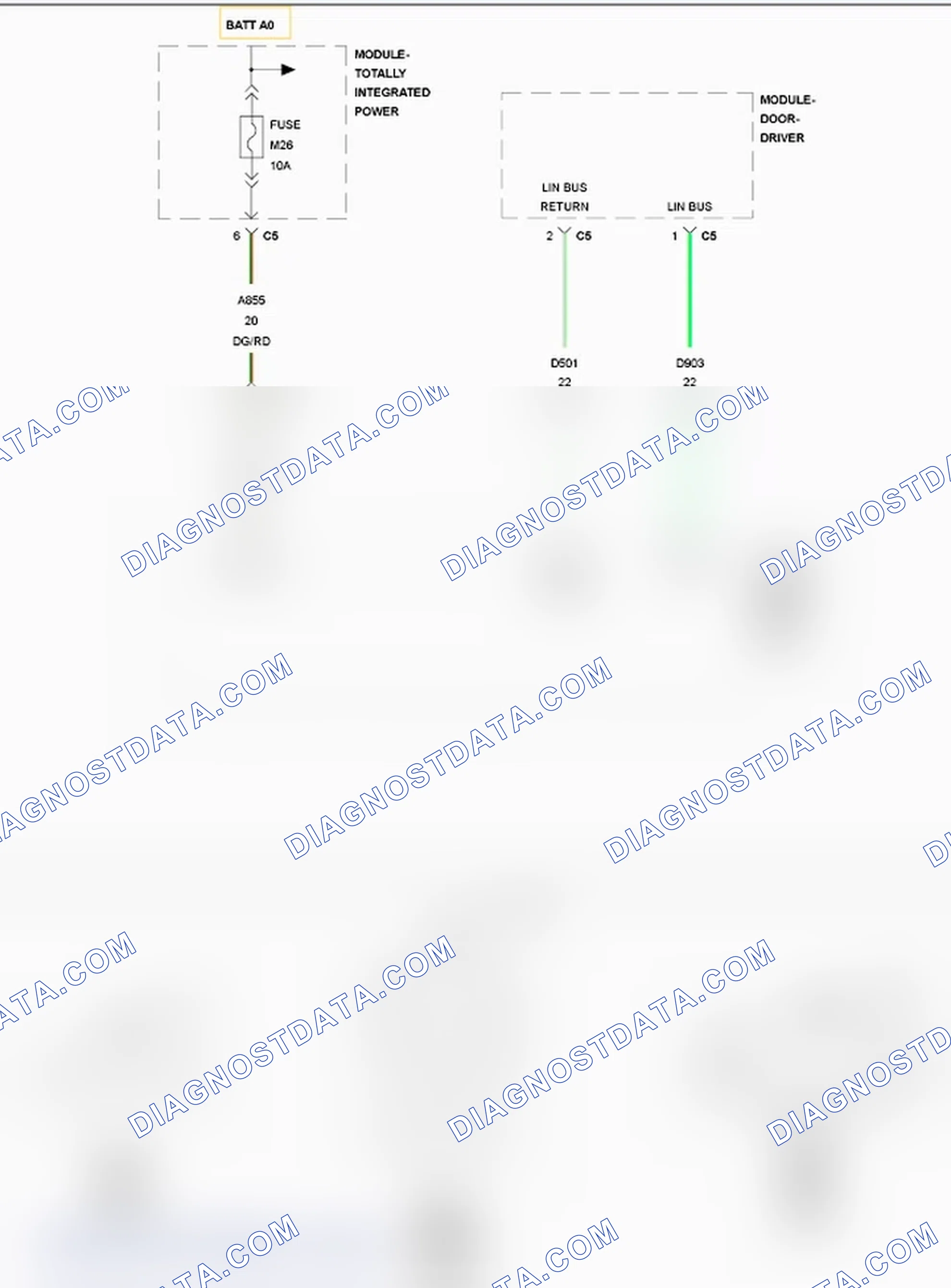 Scheme 136: U0037-11-LIN BUS - CIRCUIT SHORT TO GROUND
