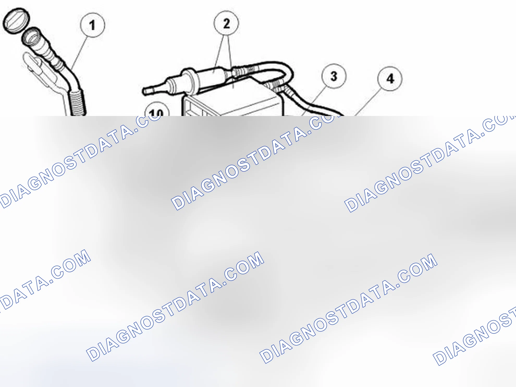 Scheme 19: Fuel supply system B5244S6 and B5244S, USA