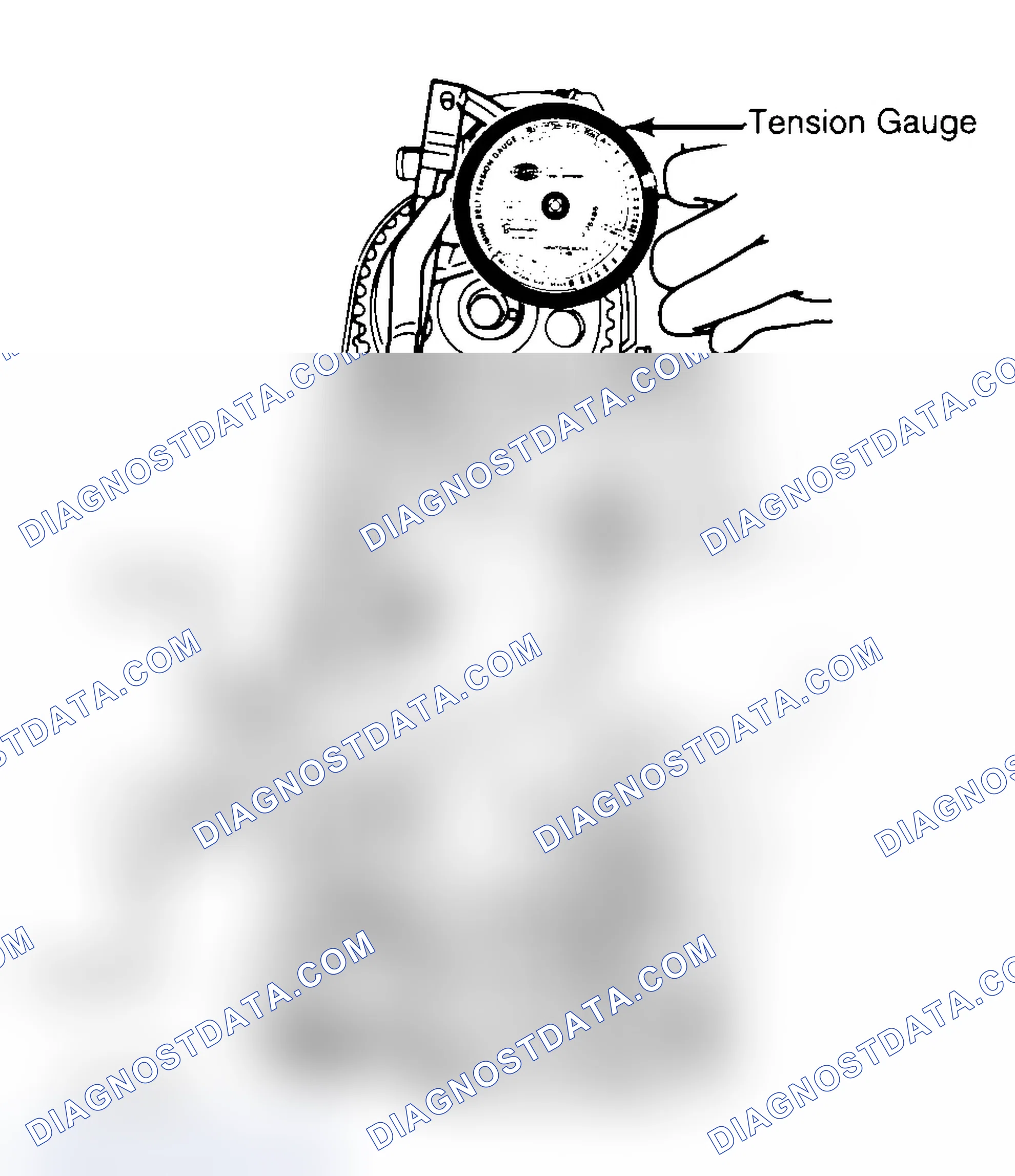 Scheme 28: Adjusting Typical Timing Belt Tension