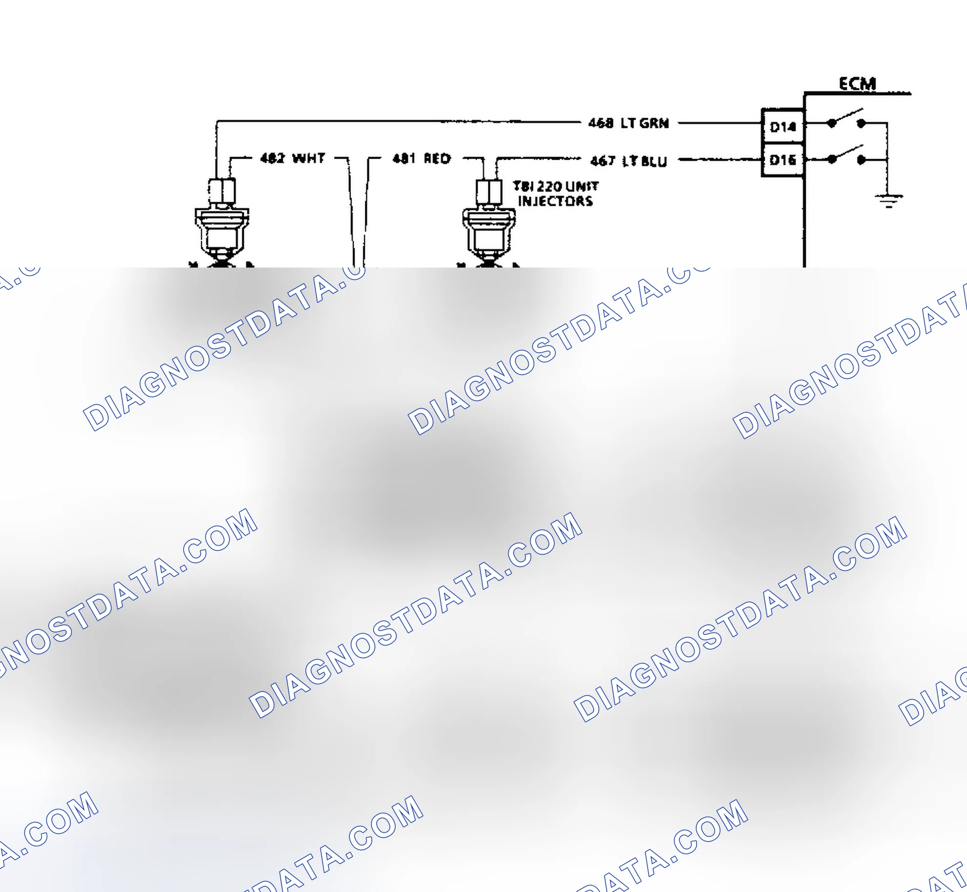 Scheme 9: HEI Ignition & Injector Circuits (2.8L, 4.3L TBI, 5.0L, 5.7L & 7.4L Without 4L80-E Transmission)