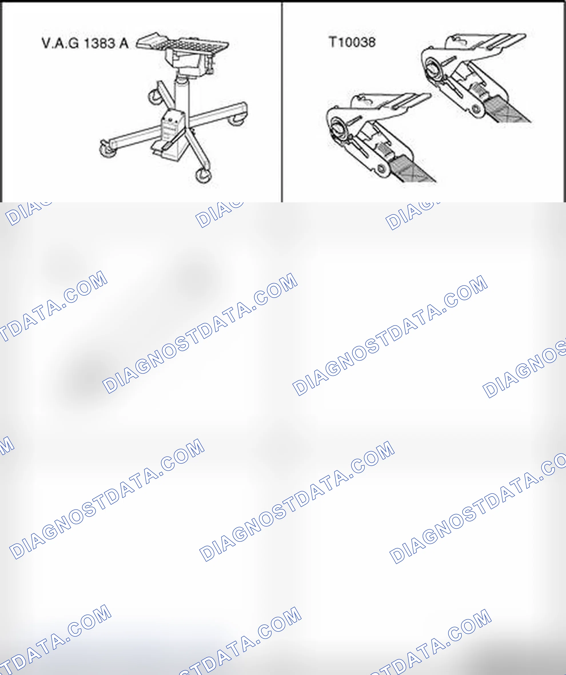 Scheme 9: Wheel bearing, lifting to curb weight position
