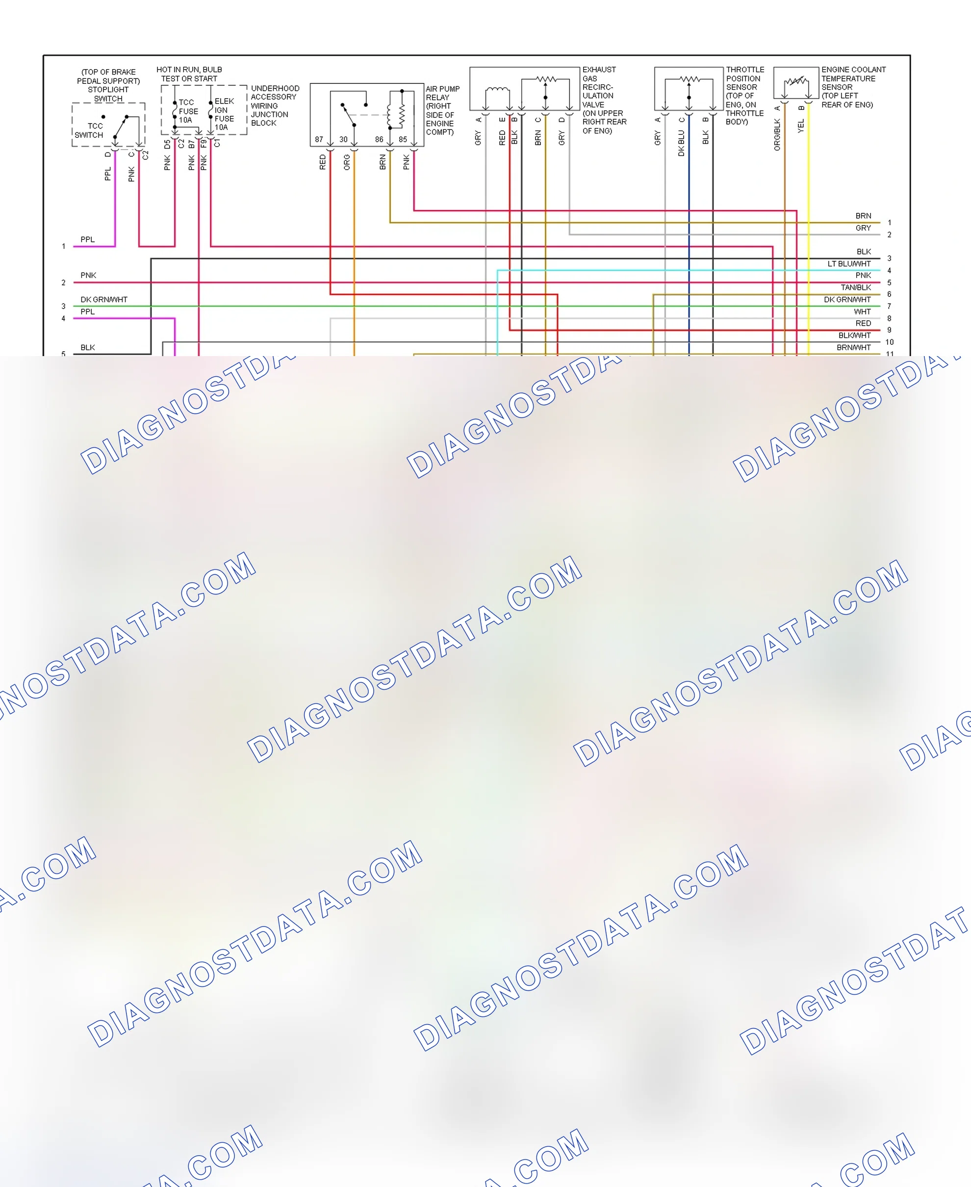 Scheme 139: PCM Wiring Diagram (Montana, Silhouette & Venture - 3.4L - 3 Of 4)