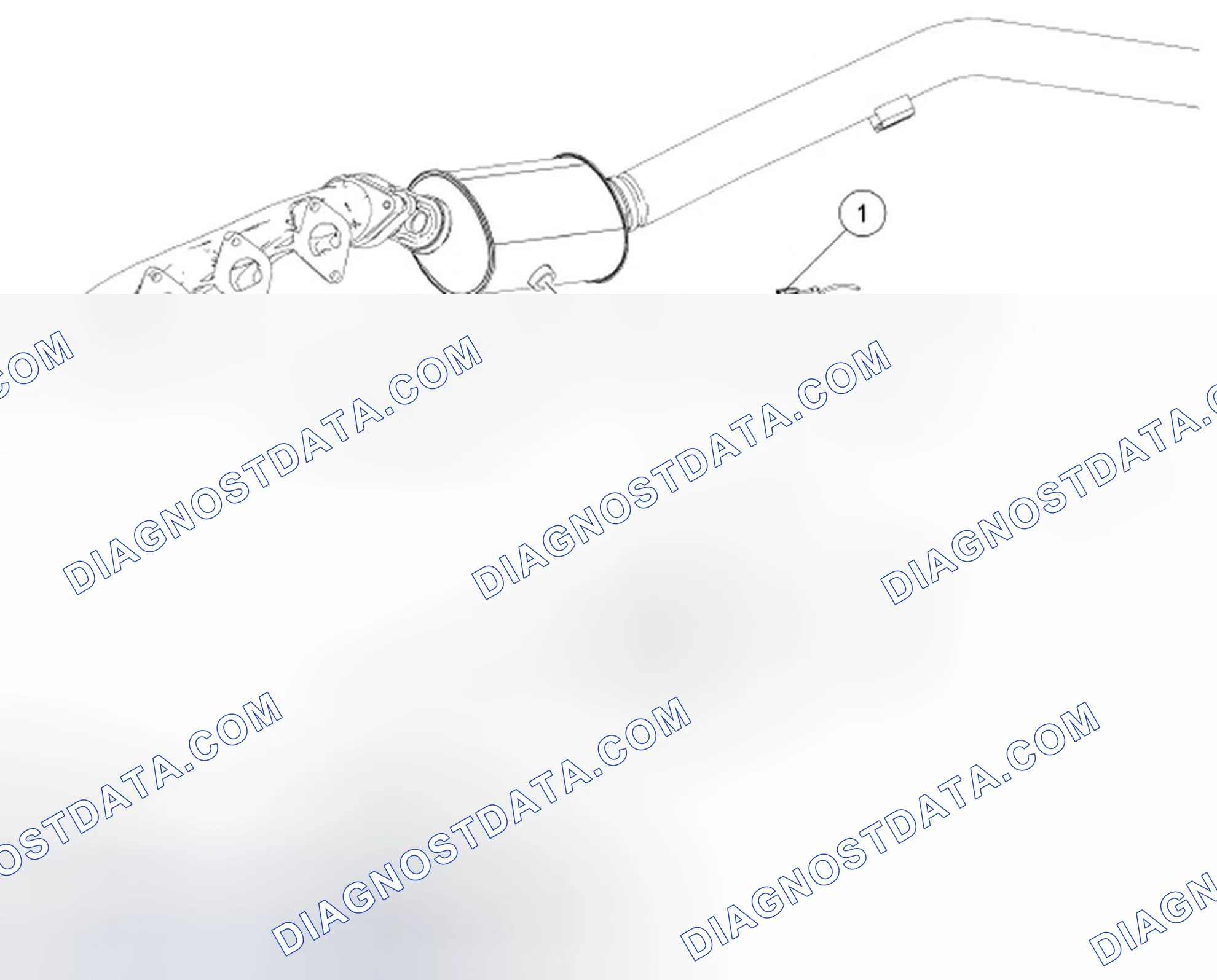 Fig. 15: Identifying Catalyst Monitor Sensor - 4.6L (3V) Remove/Install Components - With Torque Specifications