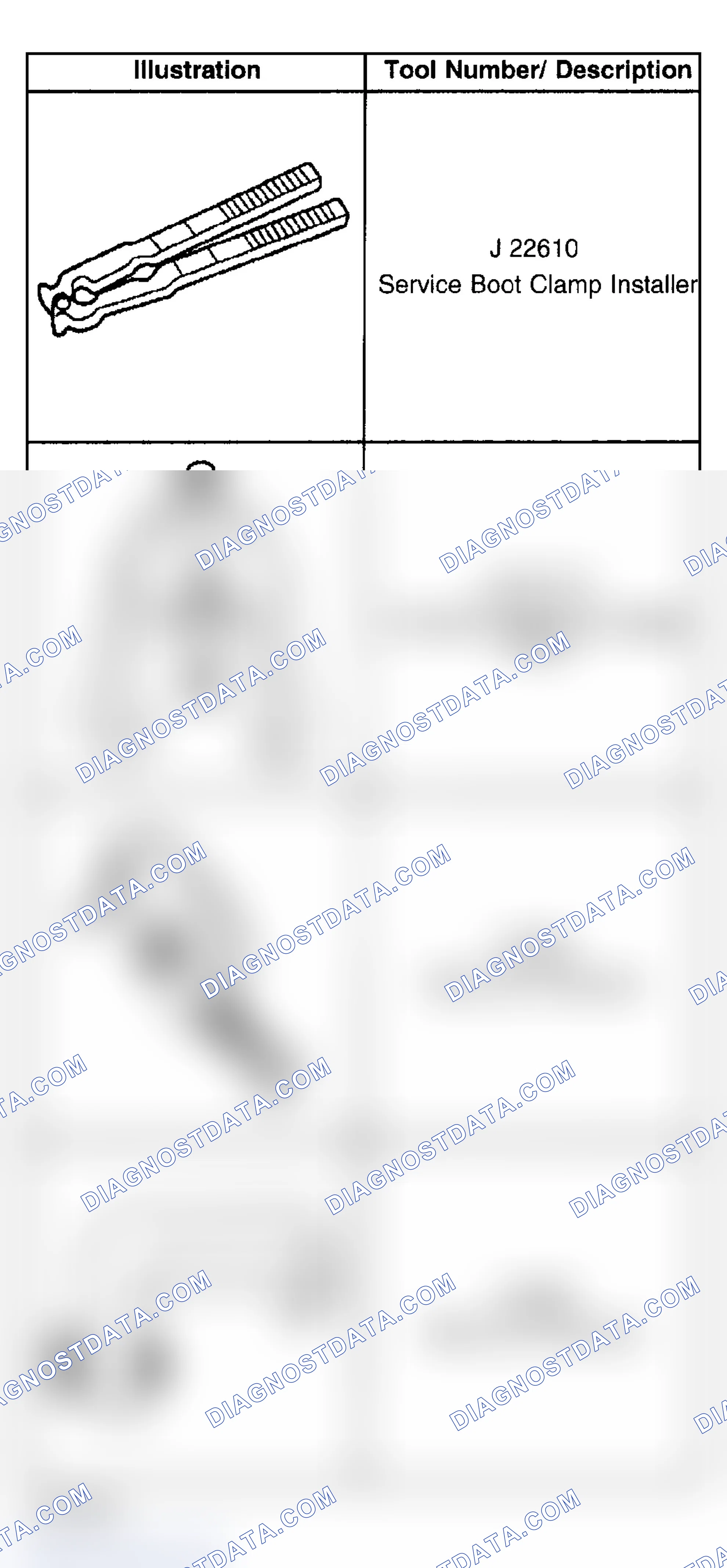Scheme 146: Special Tools and Equipment