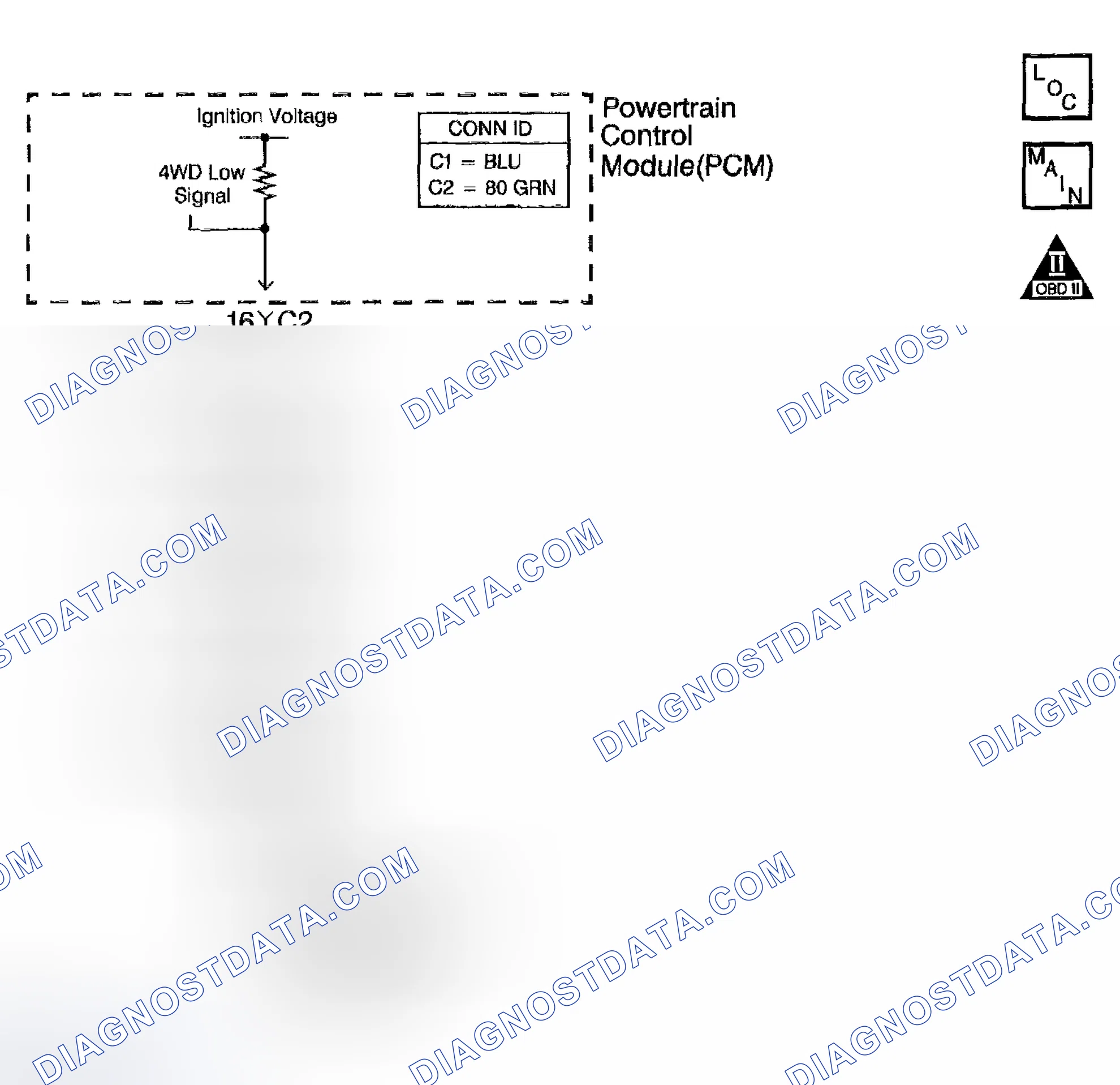 Scheme 506: DTC P1875: Open, Short To Ground Or Short To Power In The 4WD Low Circuit