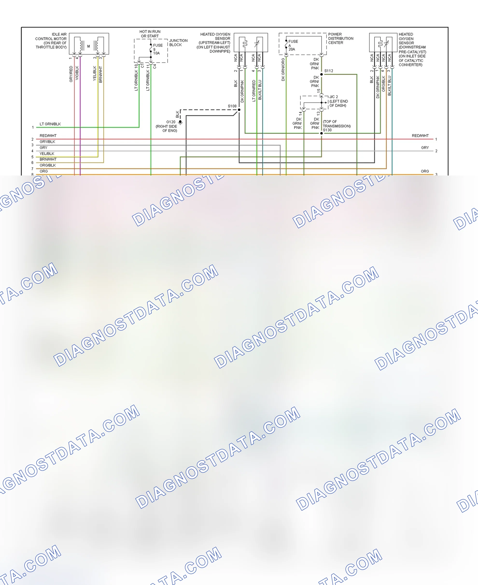 Scheme 35: PCM Wiring Diagram (Dakota - 5.9L - 2 Of 3)
