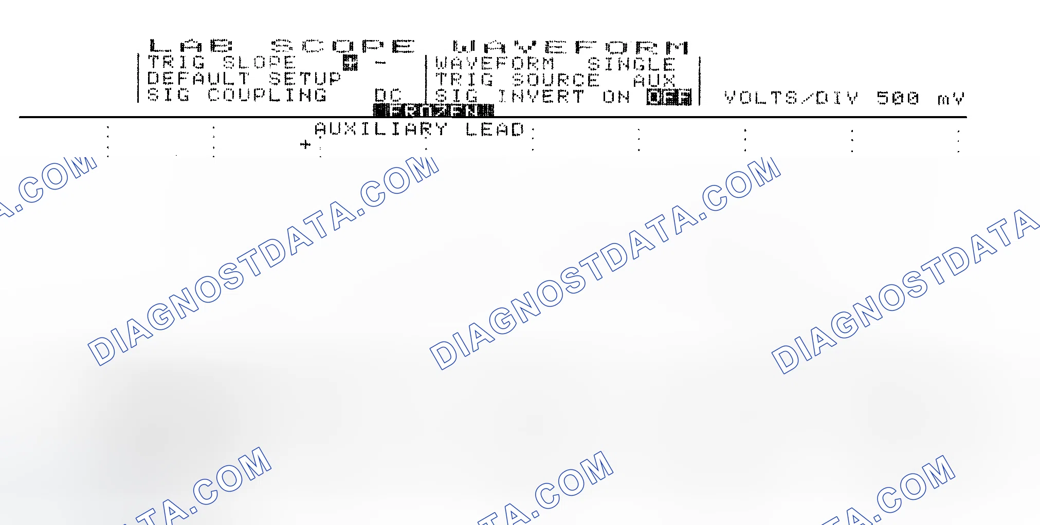 Scheme 14: Single Injector w/Excessive Current Flow - Current Pattern