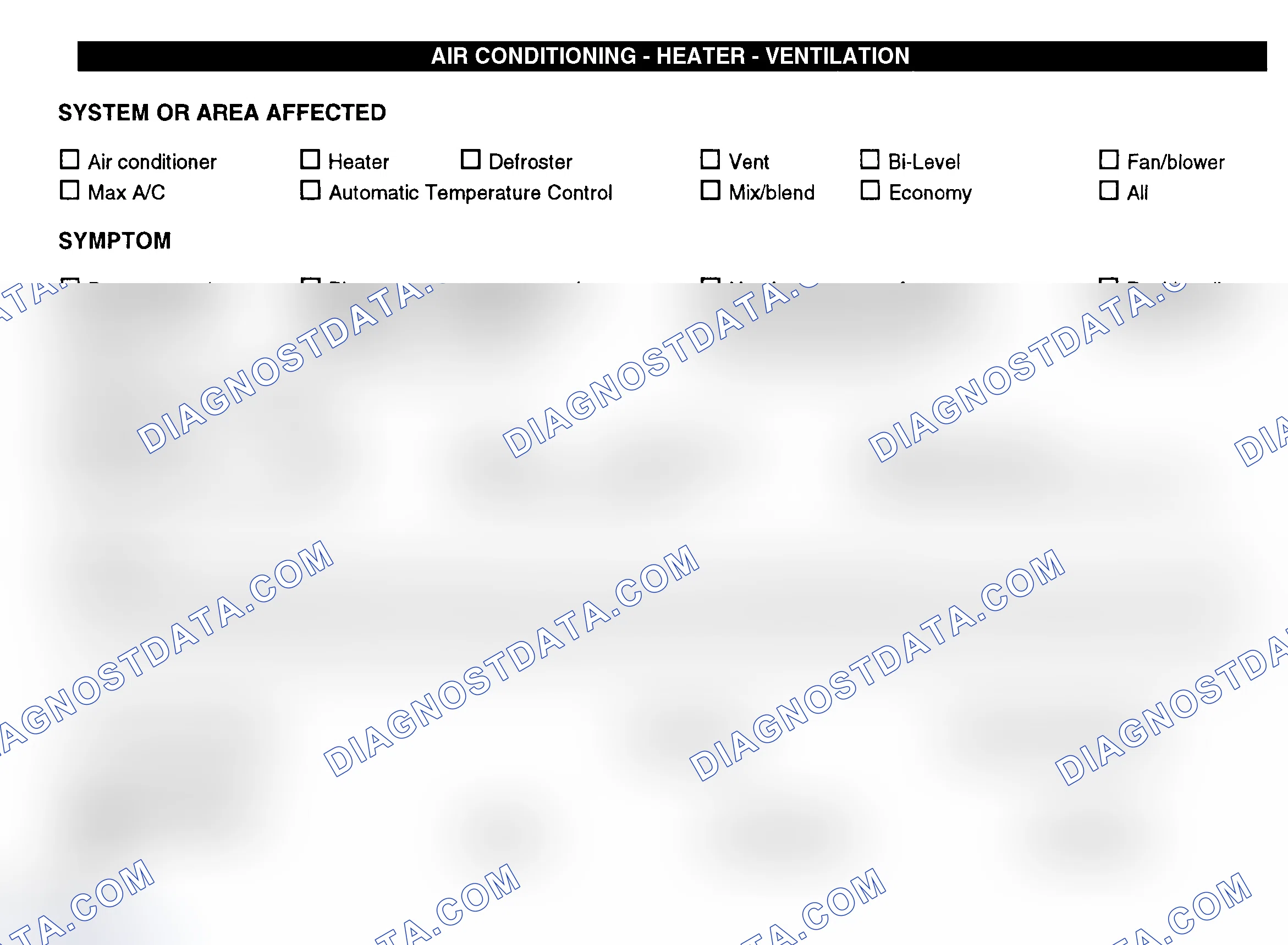 Scheme 8: Air Conditioning, Heater & Ventilation