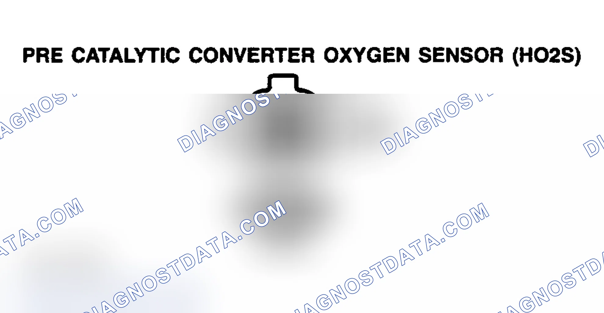 Scheme 201: PRE CATALYTIC CONVERTER OXYGEN SENSOR (HO2S)