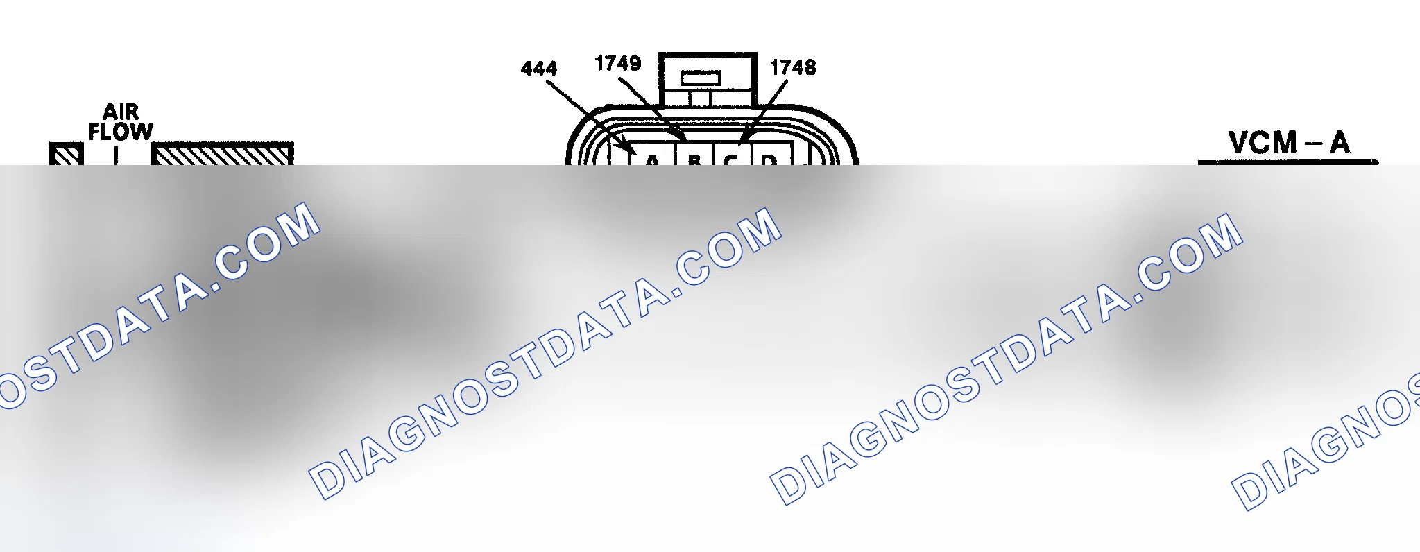 Scheme 262: Code P0506/507 Schematic ("S" & "T" Series 4.3L) IAC Counts Low/High