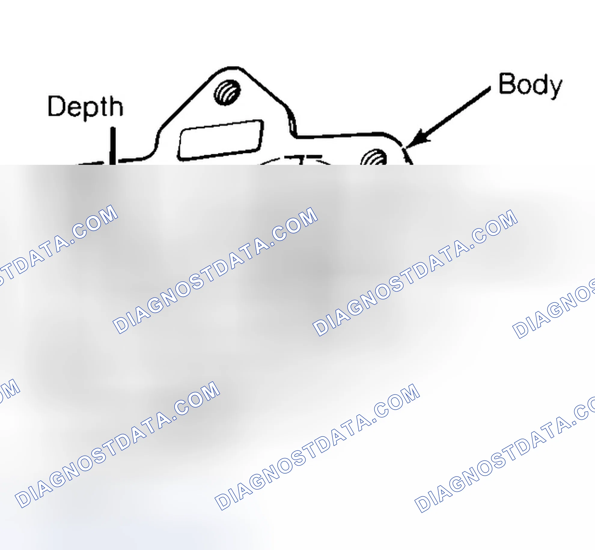 Scheme 35: Measuring Oil Pump Gear Cavity