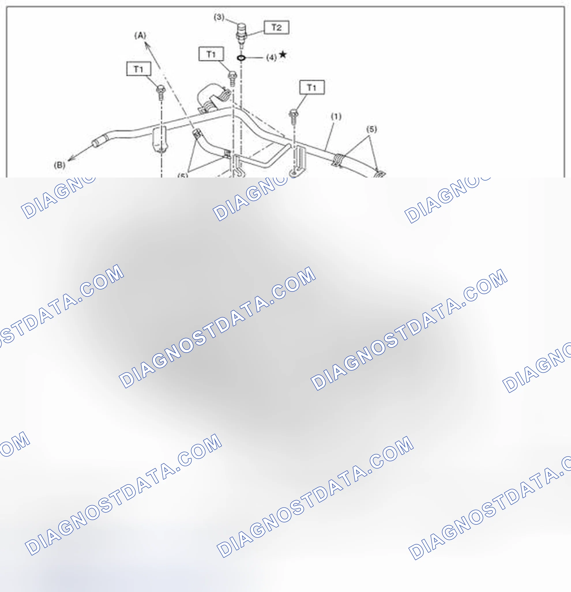 Scheme 41: ENGINE COOLANT TEMPERATURE SENSOR AND HEATER HOSE