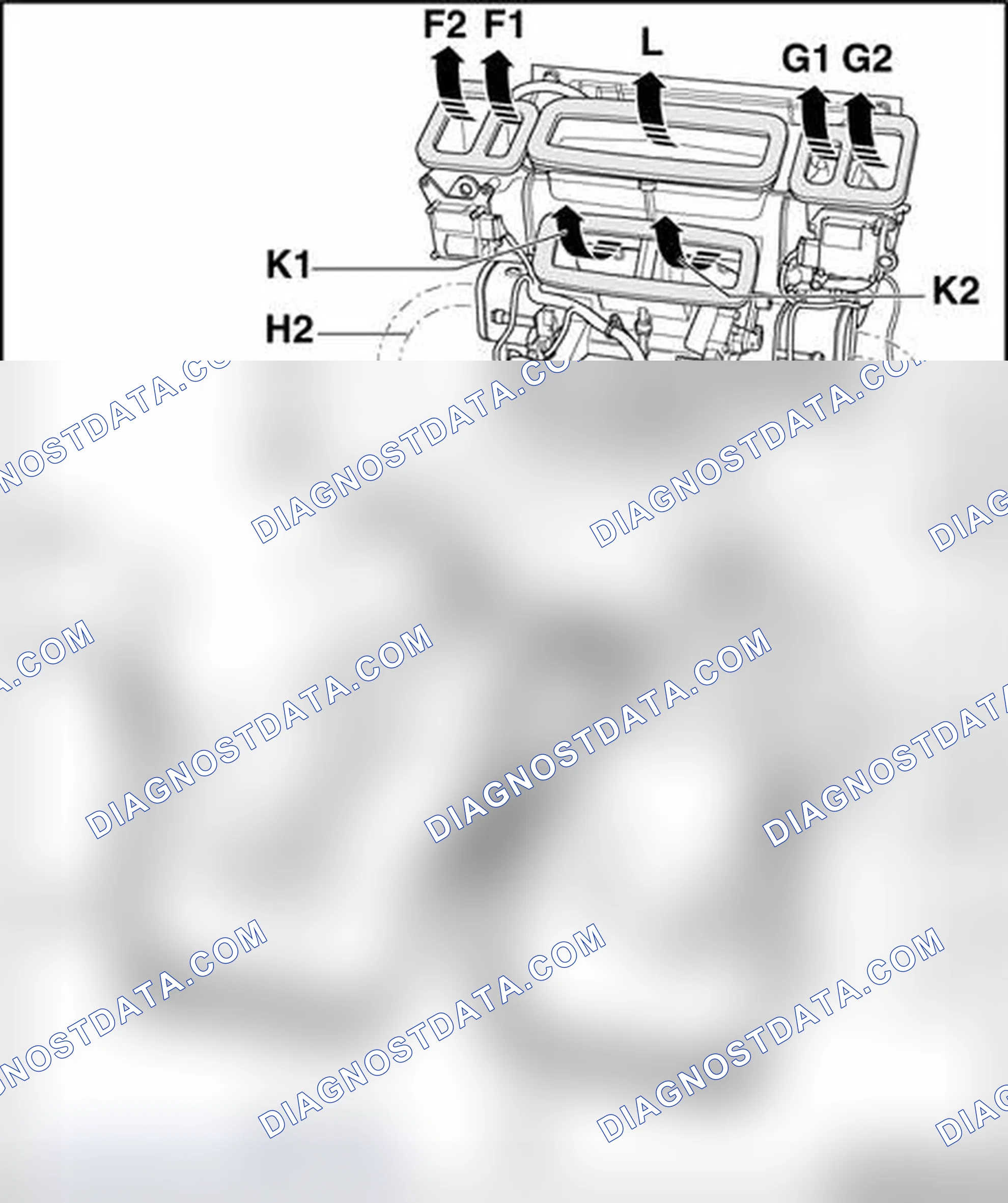 Scheme 109: Air routing and air distribution in passenger compartment