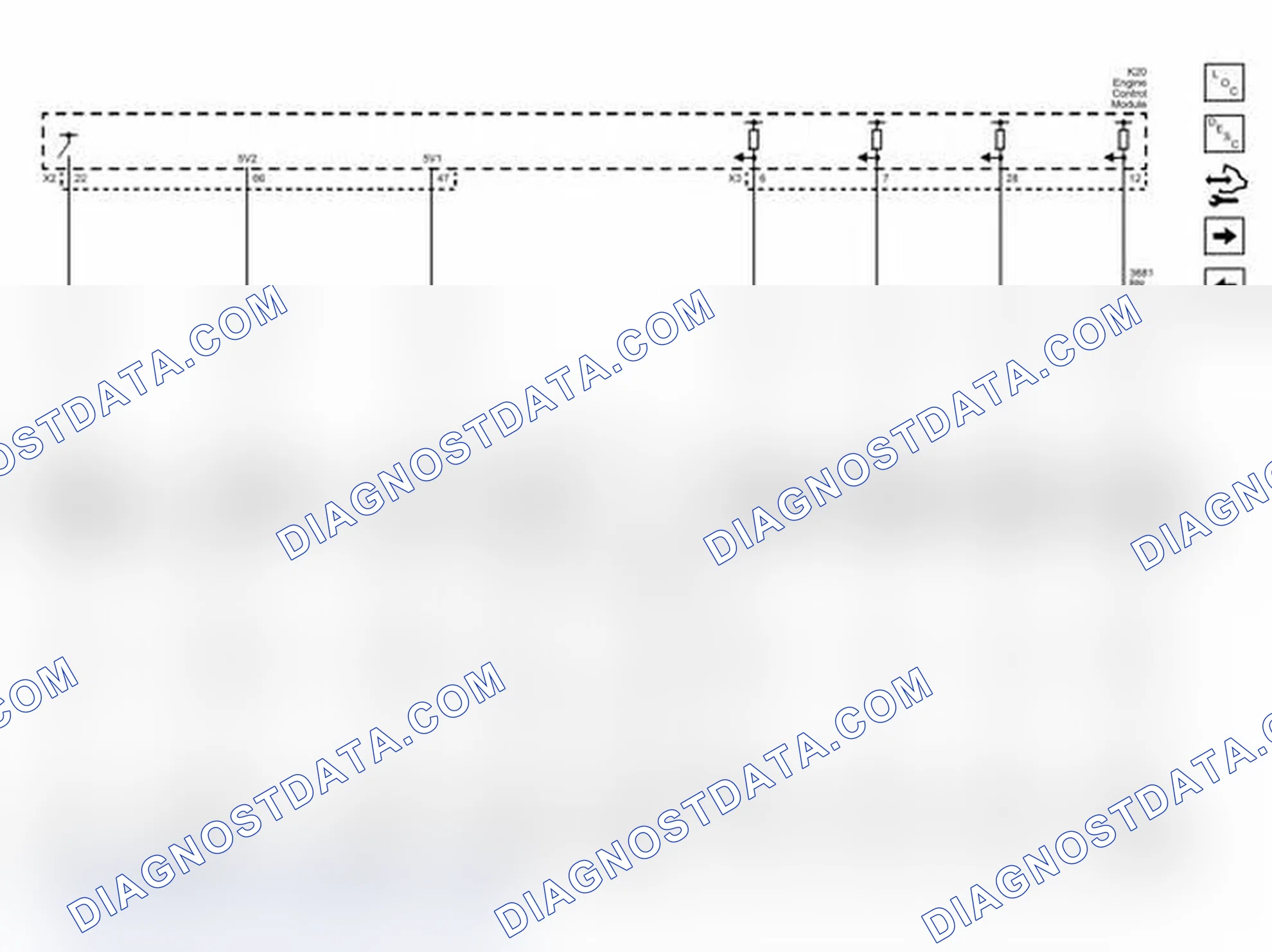 Scheme 38: Engine Data Sensors - EGR and Turbocharger Controls