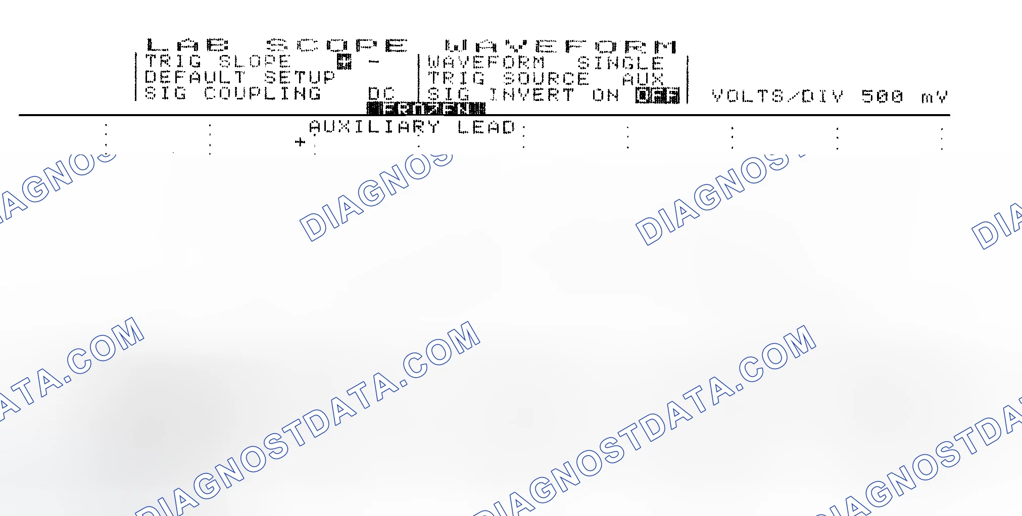 Scheme 14: Single Injector w/Excessive Current Flow - Current Pattern