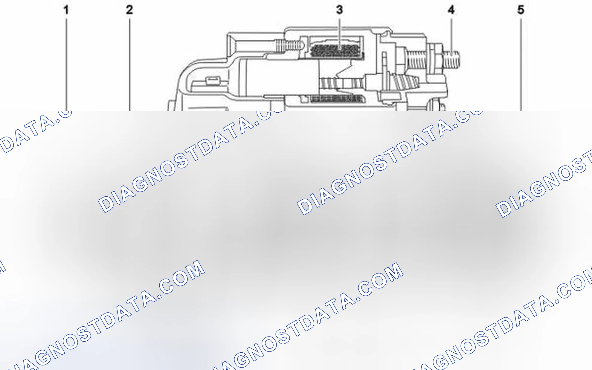 Scheme 152: EXPLODED VIEW OF THE STARTER MOTOR