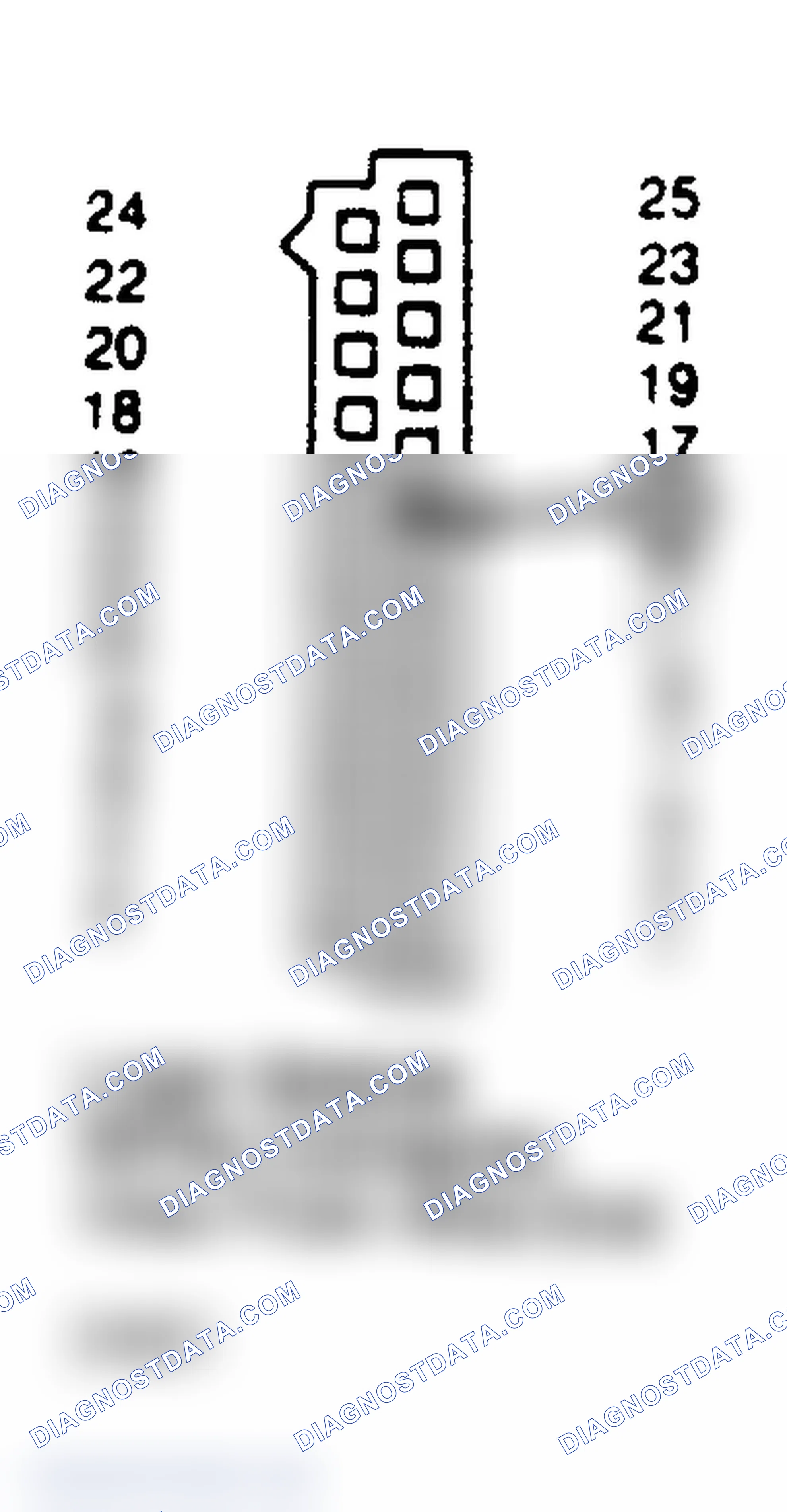 Scheme 163: Logic Module White Connector View From Wire End