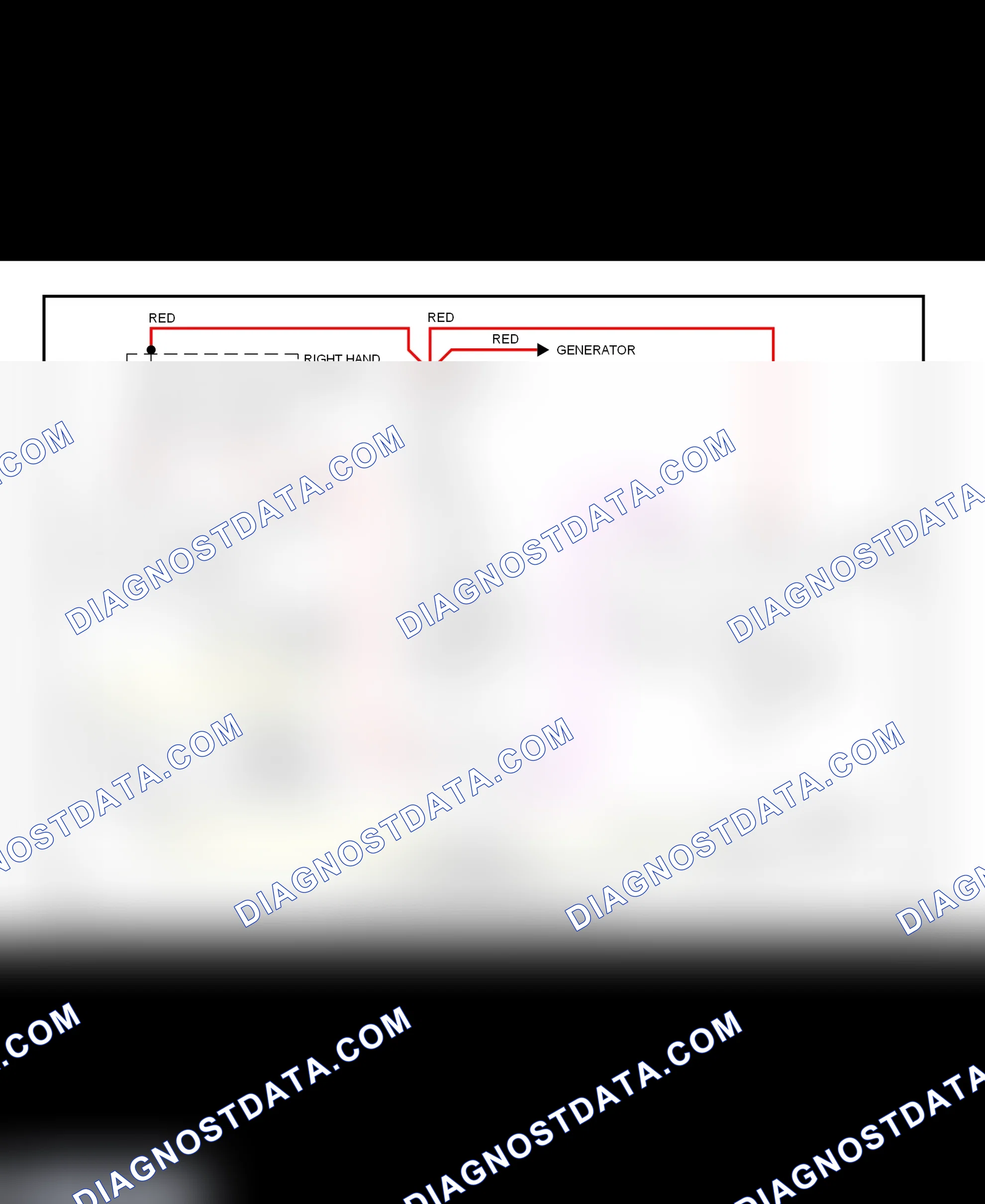 Scheme 10: Starter System Wiring Diagram (Concours, DeVille, Seville)