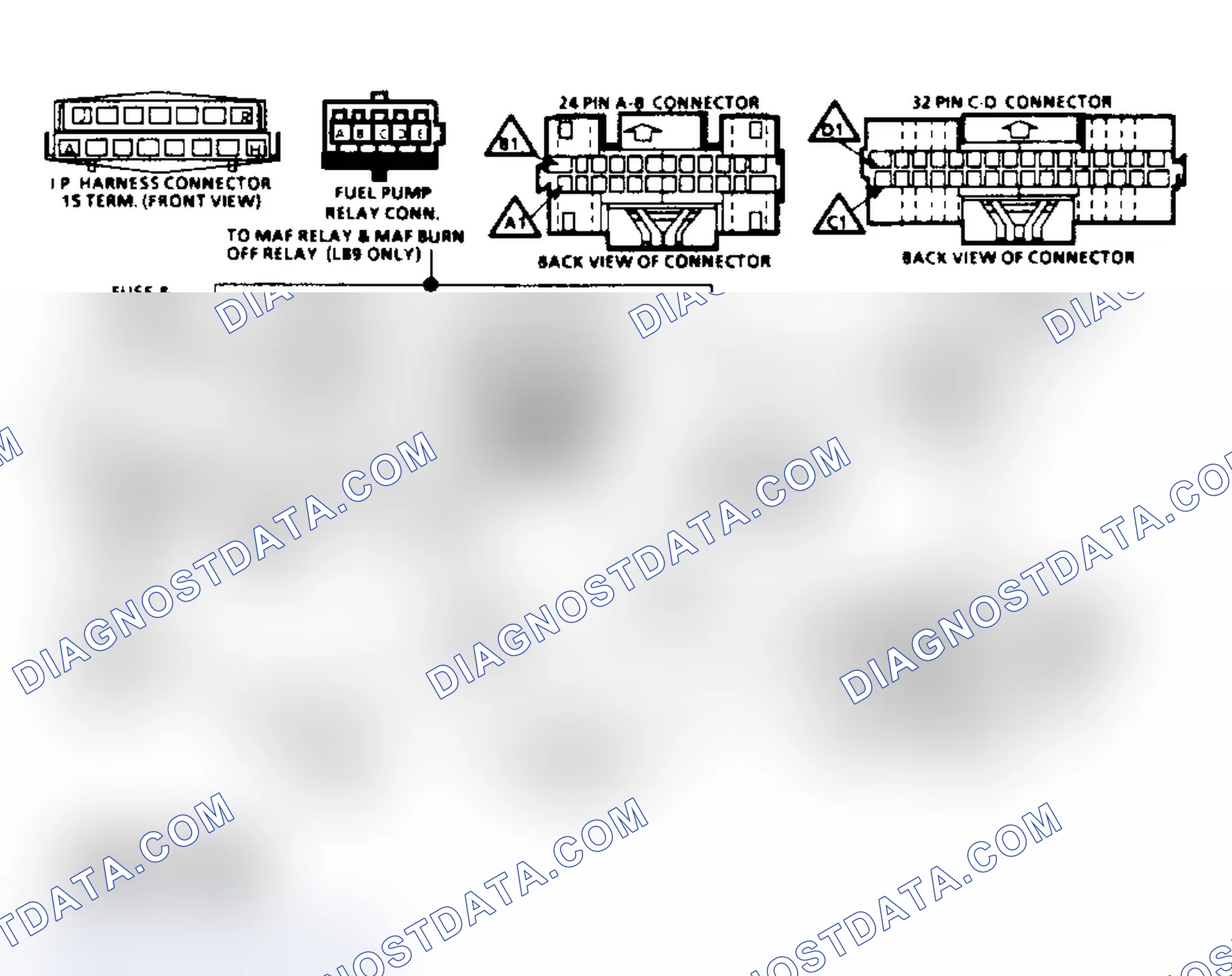 Scheme 273: Code 54 Schematic, Fuel Pump Ckt Voltage Low (All Engines)