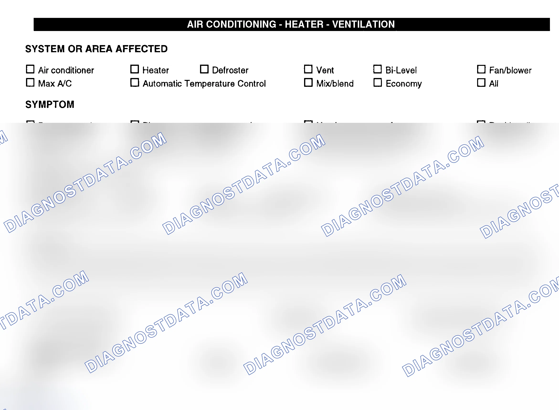 Scheme 8: Air Conditioning, Heater & Ventilation