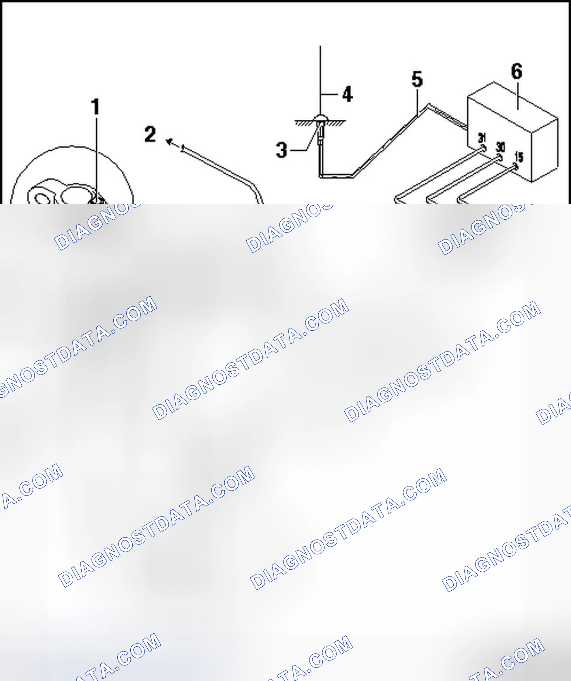 Scheme 2: BATTERY, TRANSMITTER AND RECEIVER UNIT, FUSE AND WIRING HARNESS, OVERVIEW