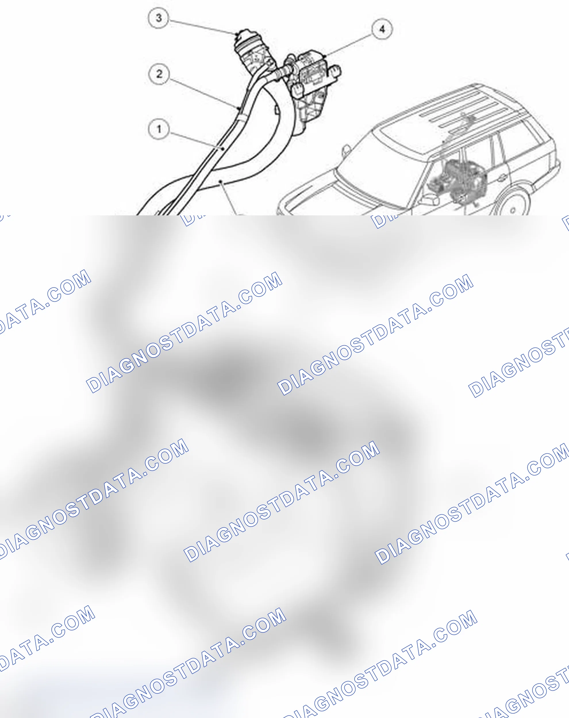 Scheme 57: 4.4L V8 FUEL TANK AND LINES COMPONENT LOCATION (NAS)