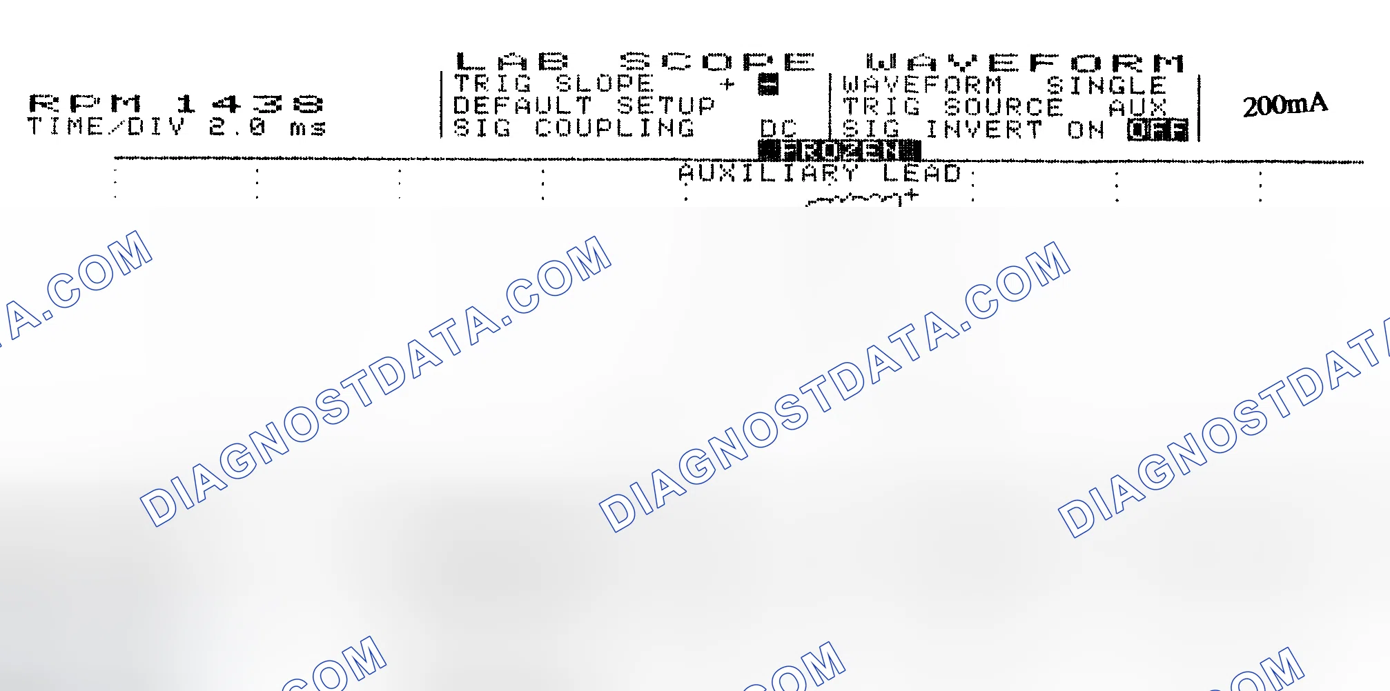 Scheme 15: Single Injector w/Normal Current Flow - Current Pattern
